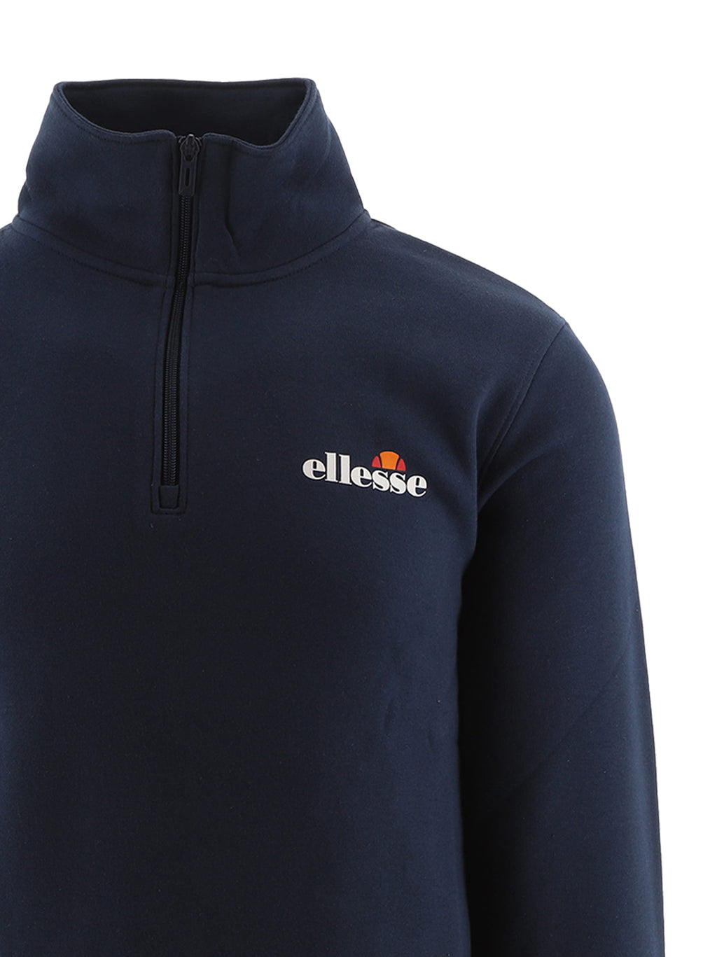 Mens Navy Benevento Quarter Zip Sweatshirt