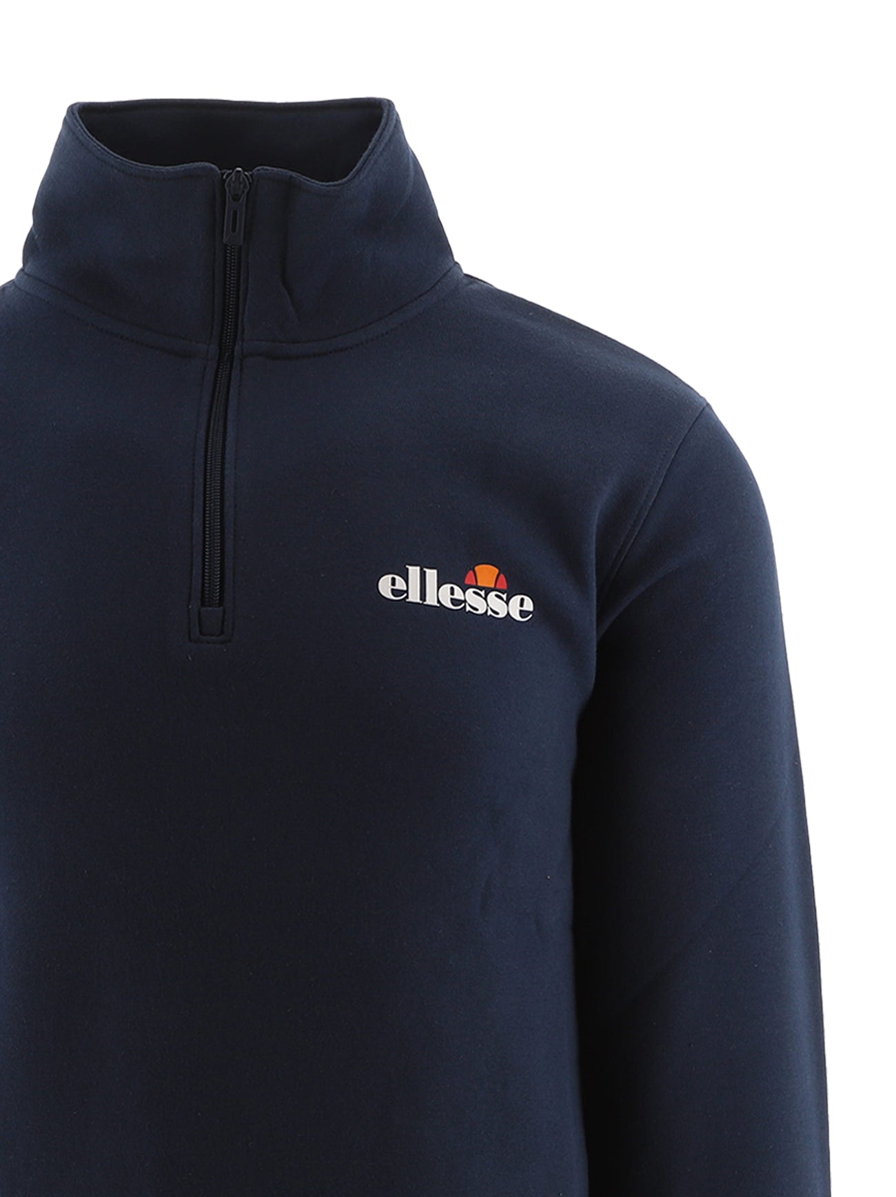 Mens Navy Benevento Quarter Zip Sweatshirt