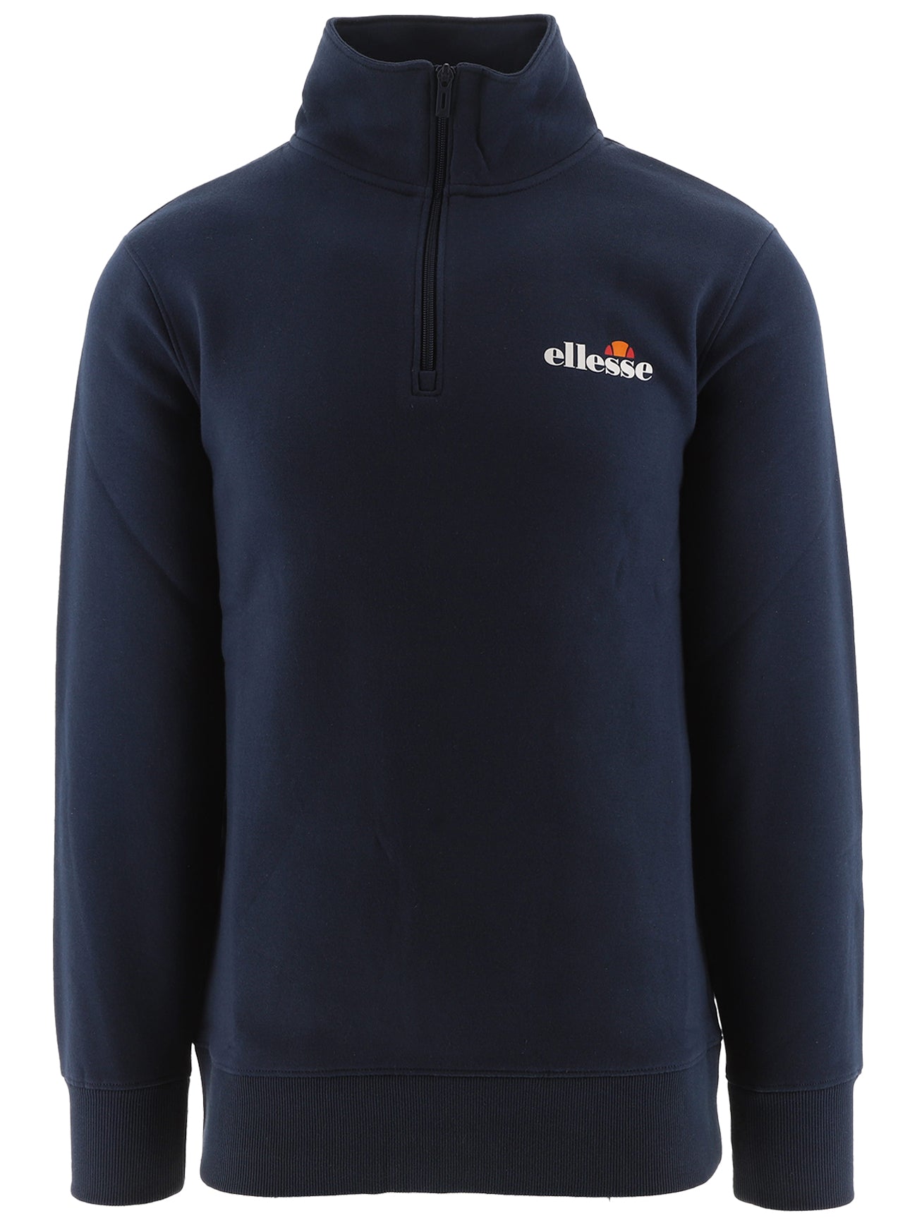 Mens Navy Benevento Quarter Zip Sweatshirt