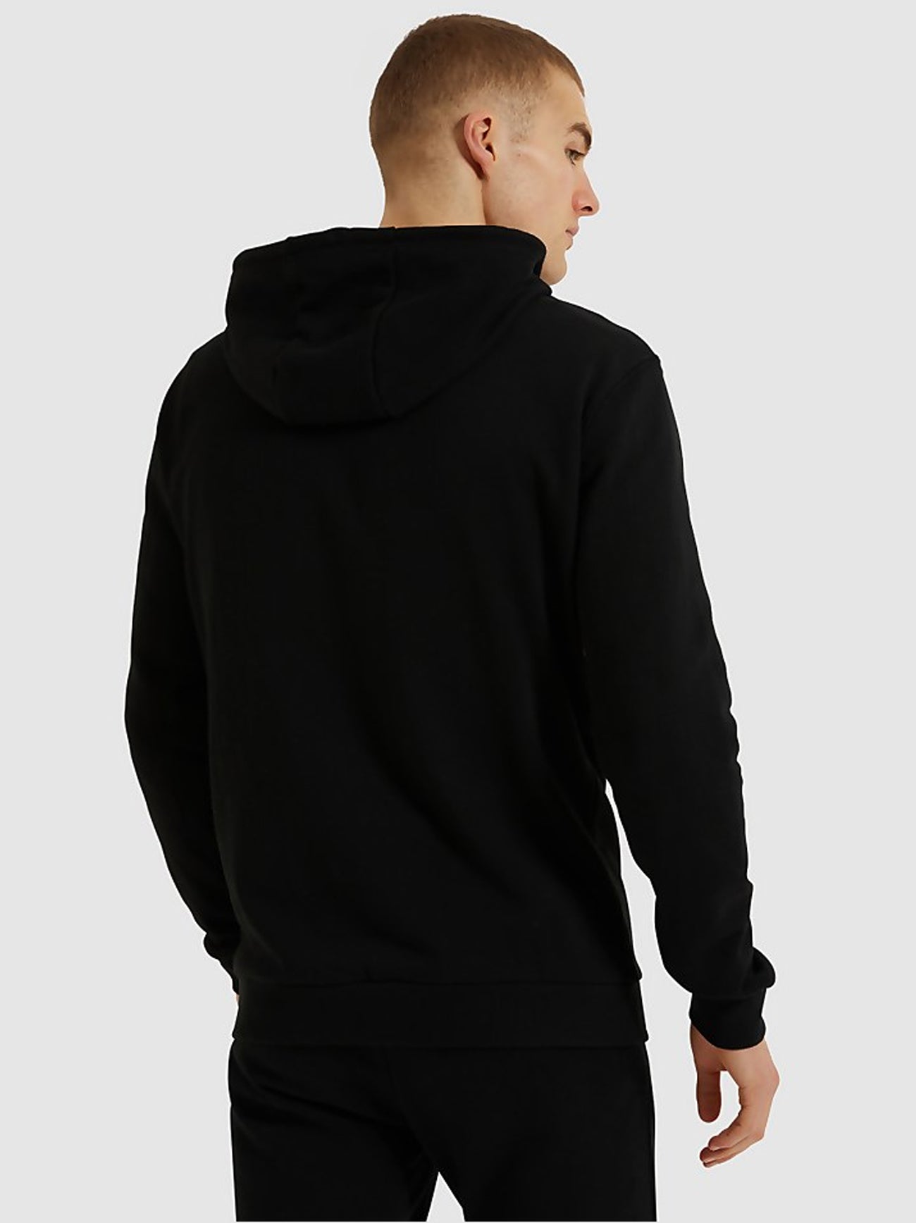 Mens Black Klemerio Full Zip Hoodie