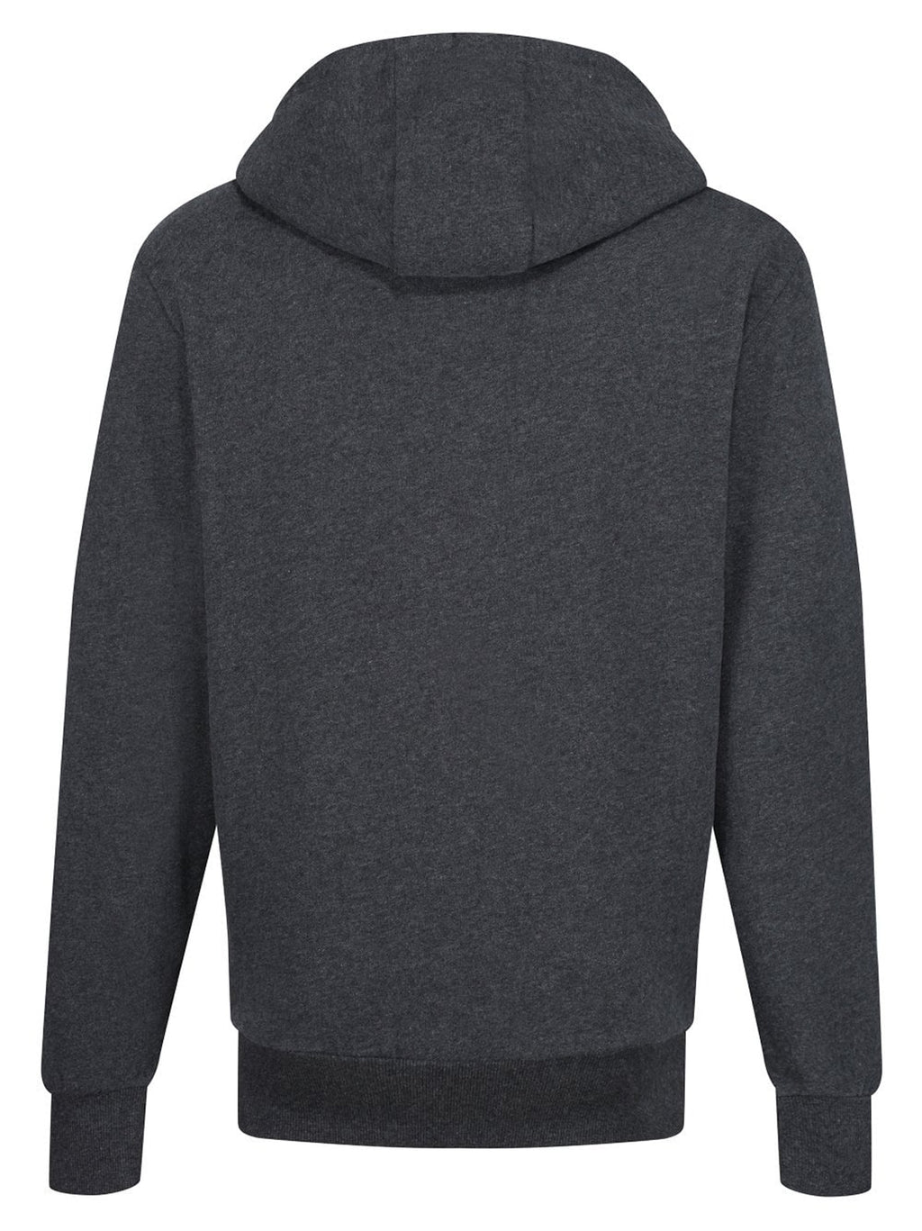 Mens Dark Grey Marl Klemerio Full Zip Hoodie