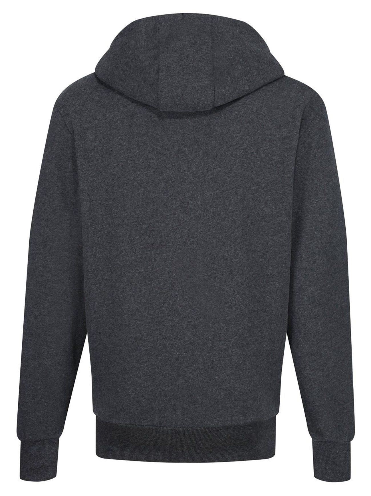 Mens Dark Grey Marl Klemerio Full Zip Hoodie
