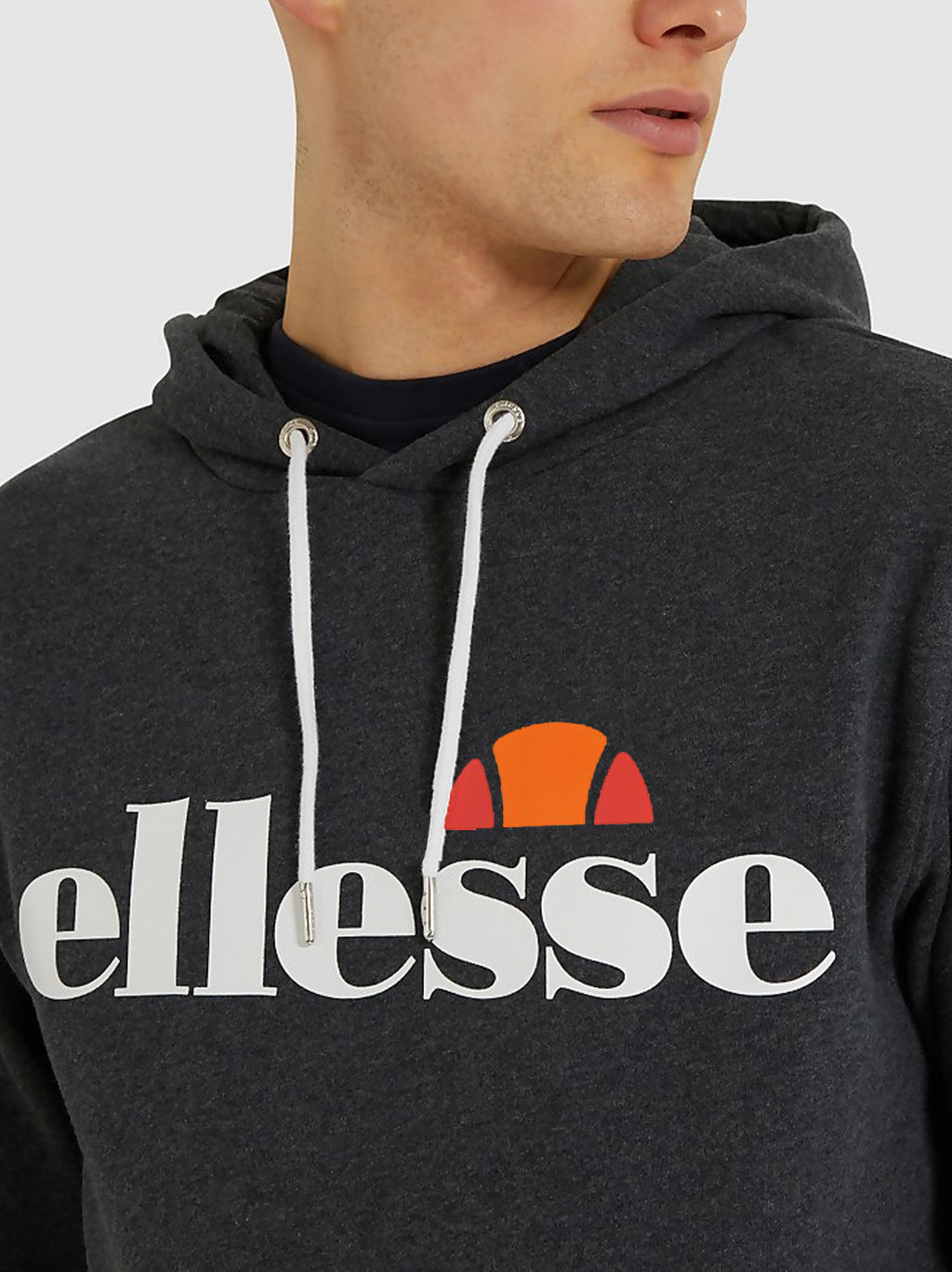 Mens Dark Grey Marl Monesiglio Hoodie