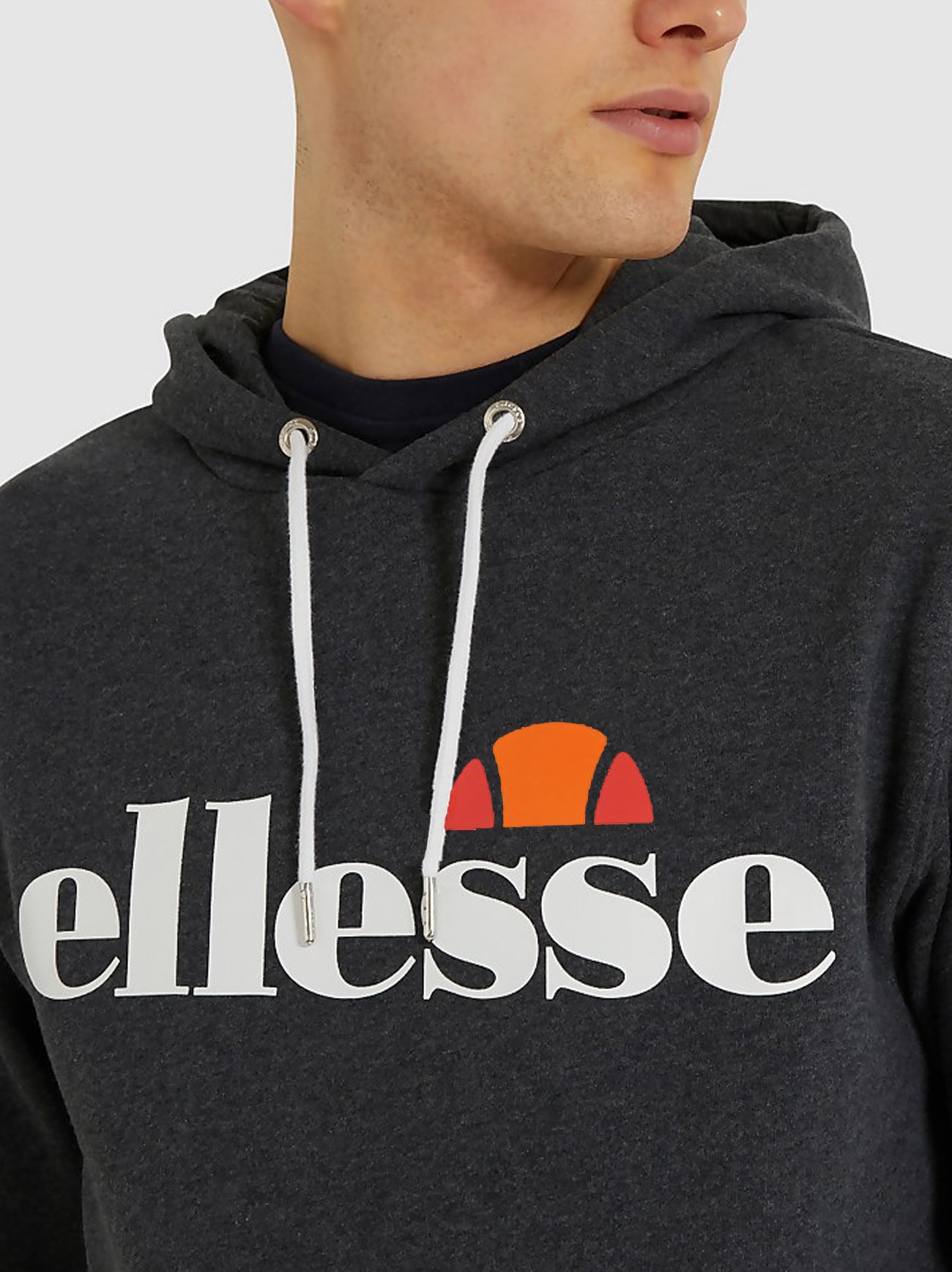 Mens Dark Grey Marl Monesiglio Hoodie