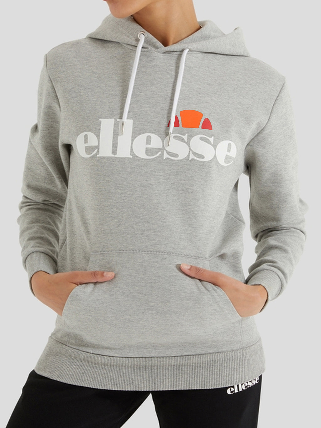 Mens Light Grey Marl Monesiglio Hoodie