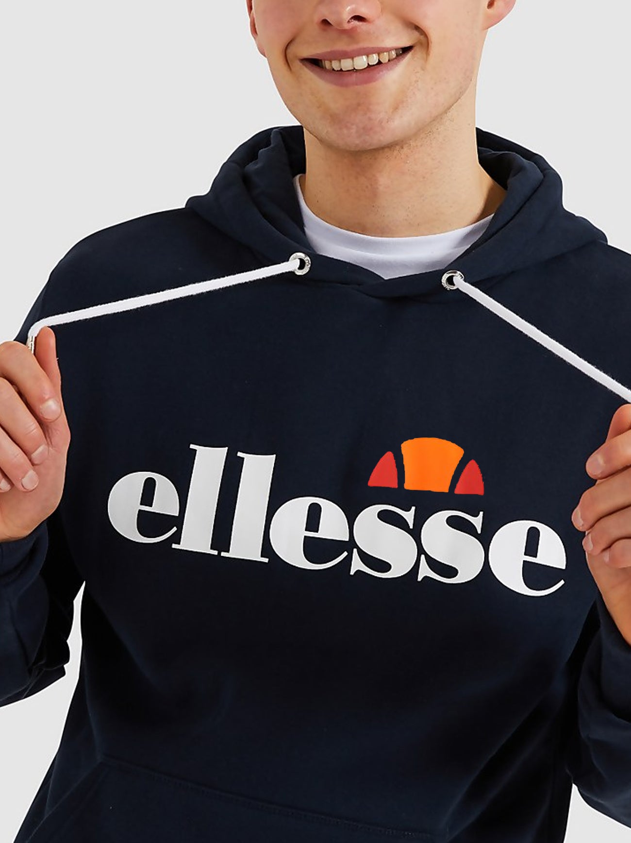Mens Navy Monesiglio Hoodie