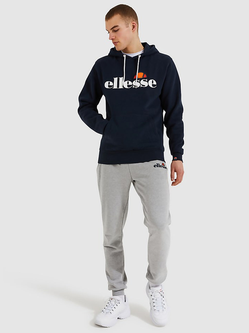 Mens Navy Monesiglio Hoodie