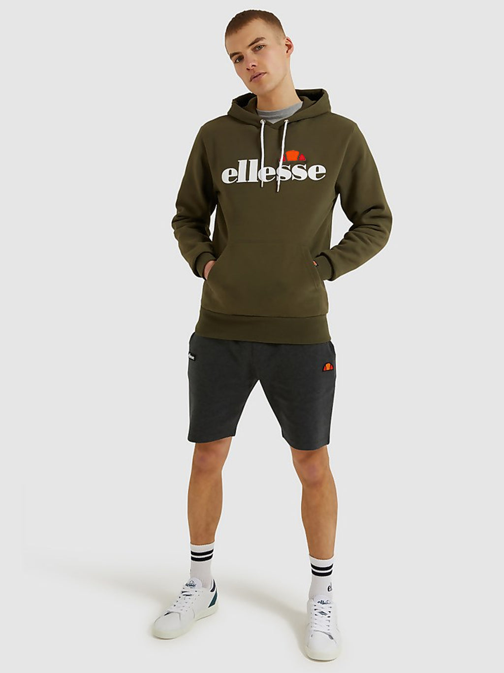 Mens Khaki Monesiglio Hoodie