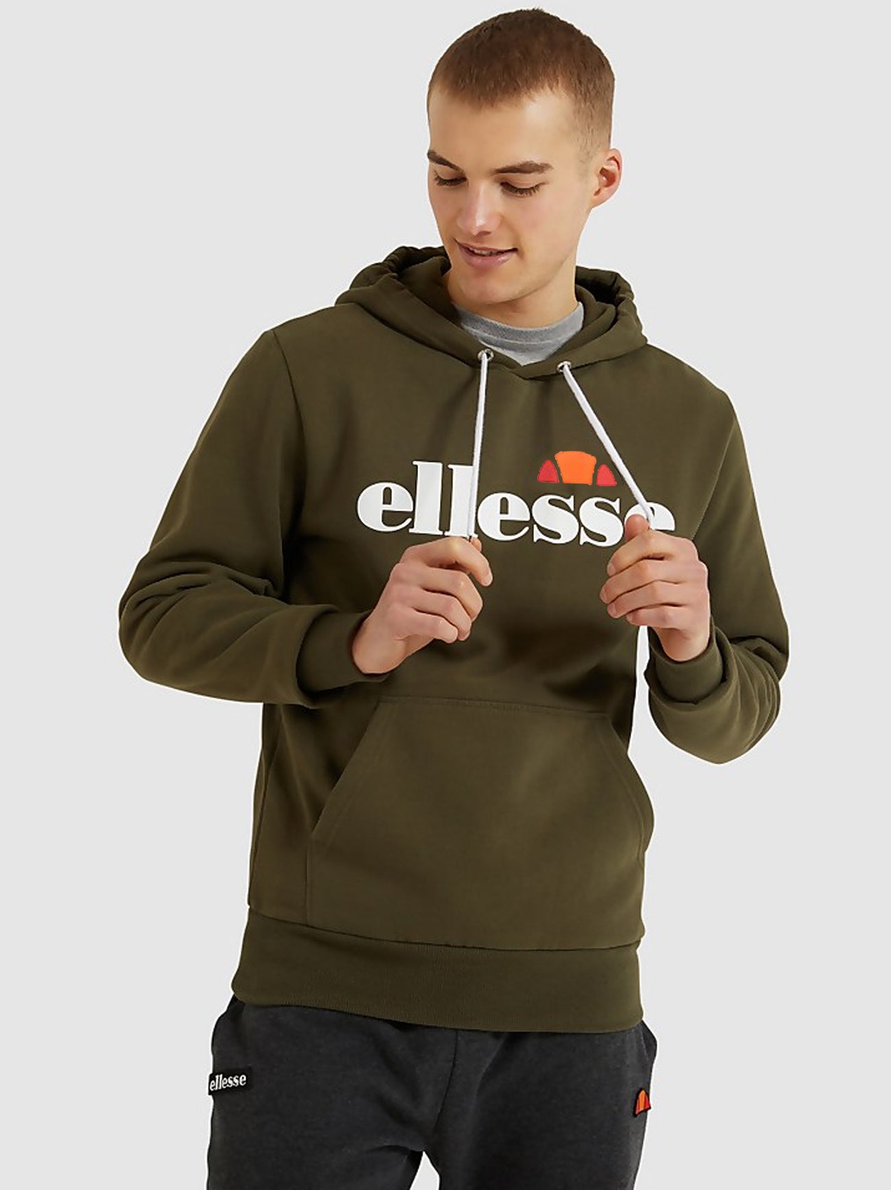 Mens Khaki Monesiglio Hoodie