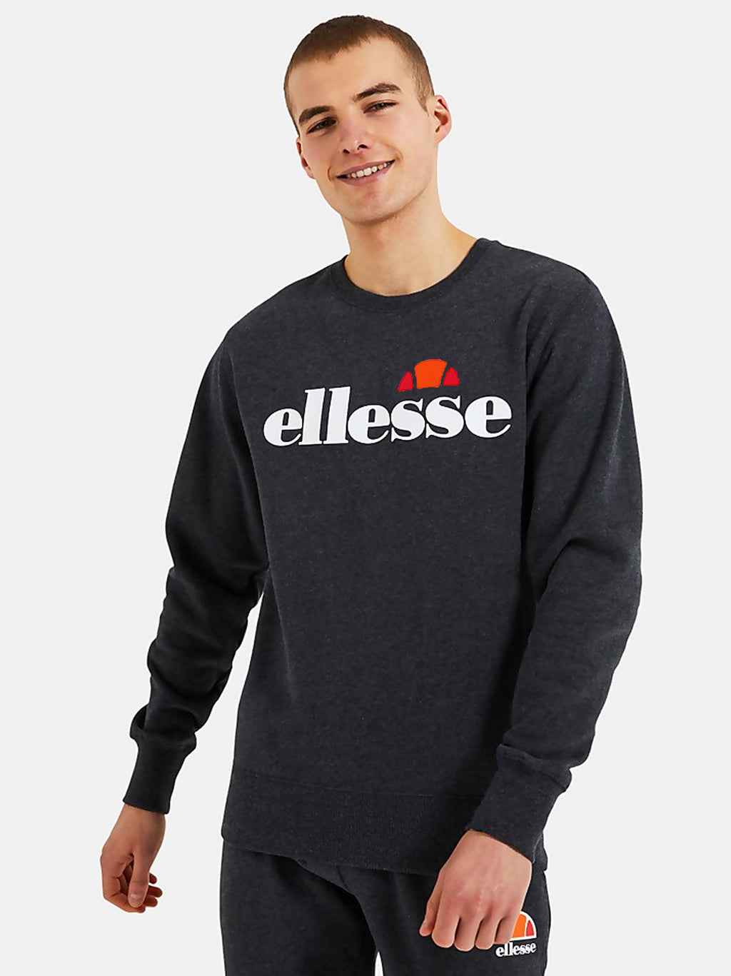 Mens Dark Grey Marl Kanya Sweatshirt