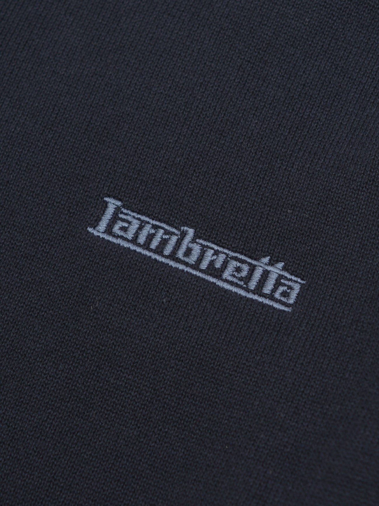 Mens Navy Tobacco Tipped Knitted Jumper