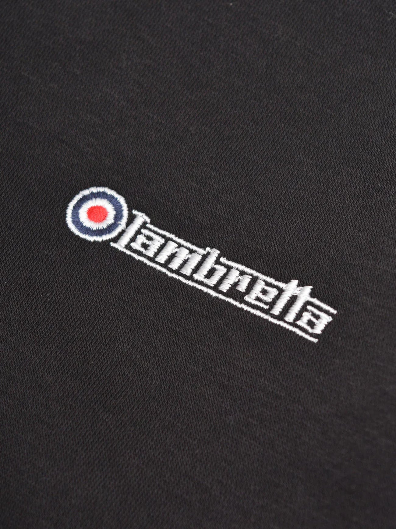 Mens Black Gold Tipped Quarter Zip Sweatshirt