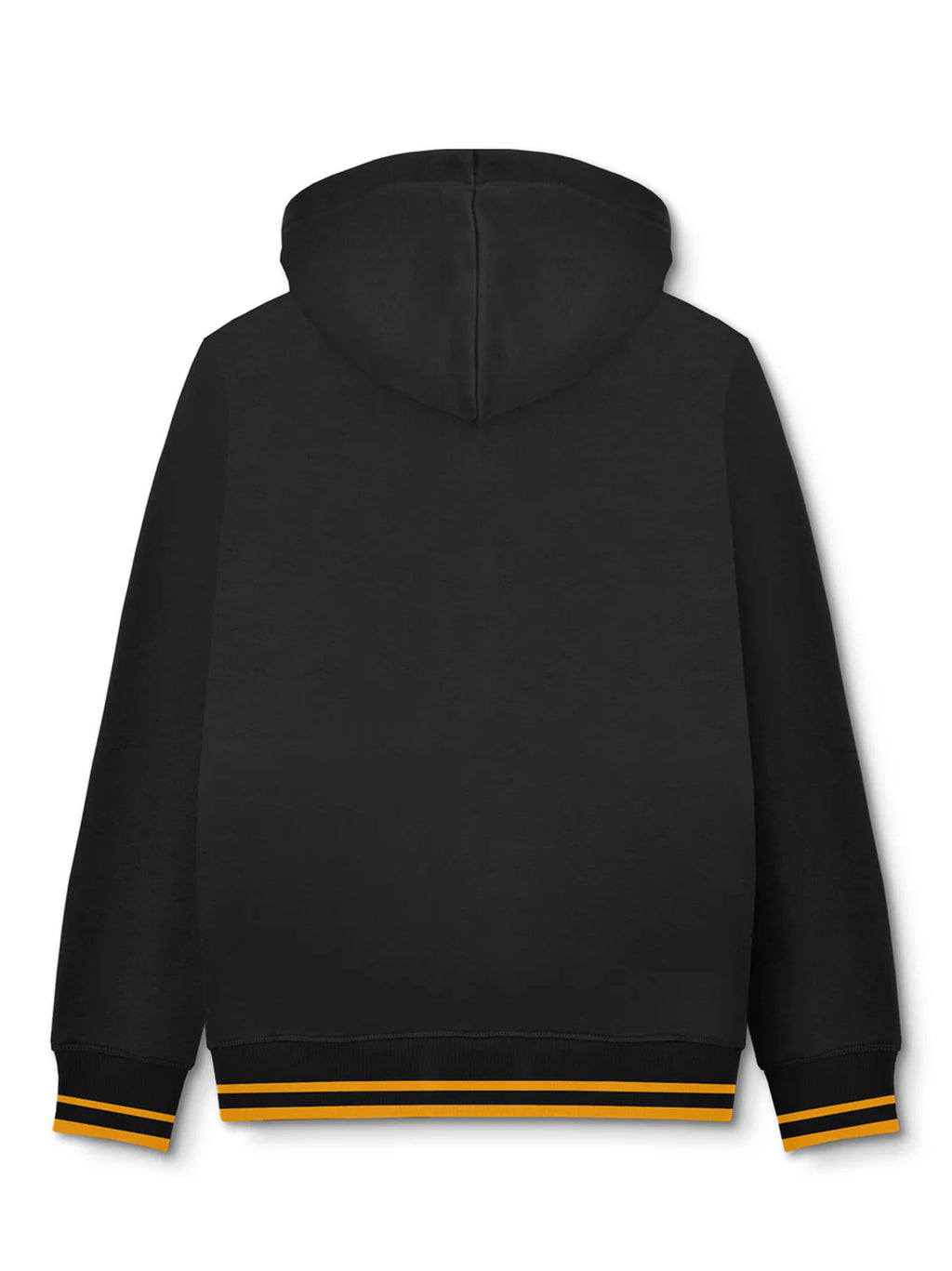 Mens Black Gold Logo Hoodie