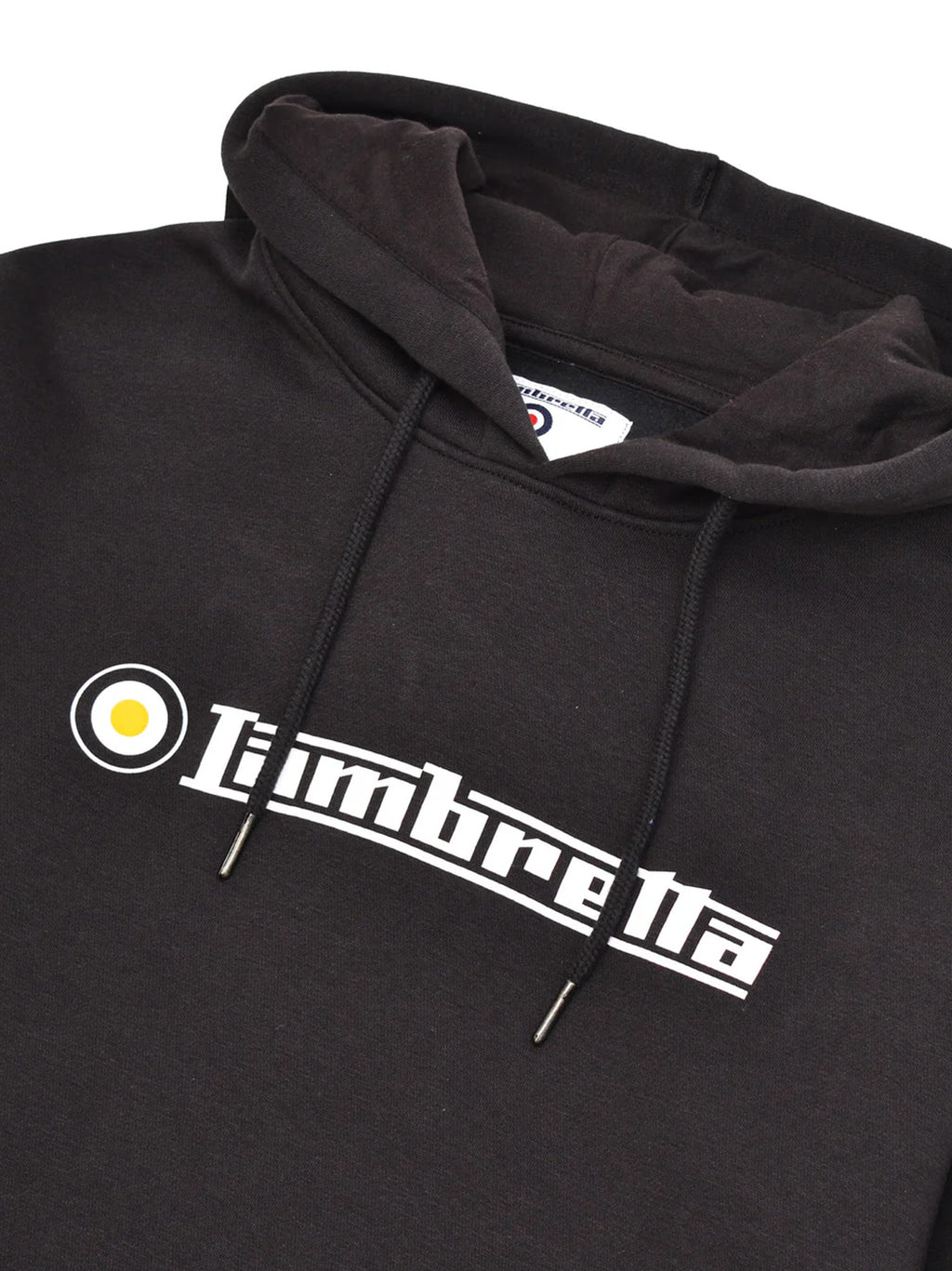 Mens Black Gold Logo Hoodie