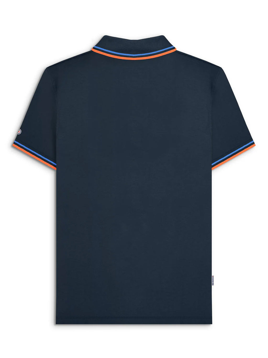 Mens Navy Blue Pumpkin Twin Tipped Polo Shirt