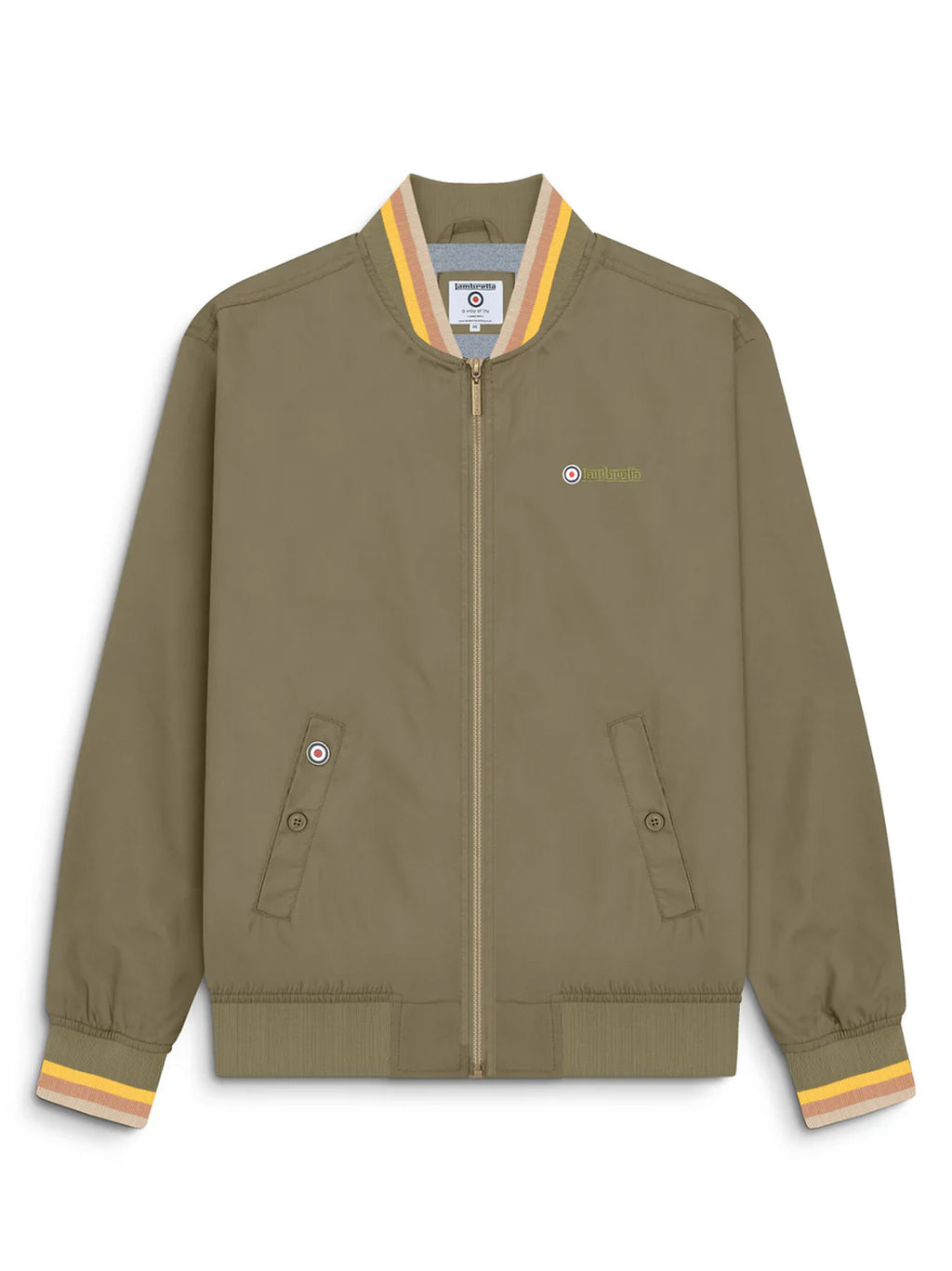 Mens Khaki Triple Tipped Monkey Jacket