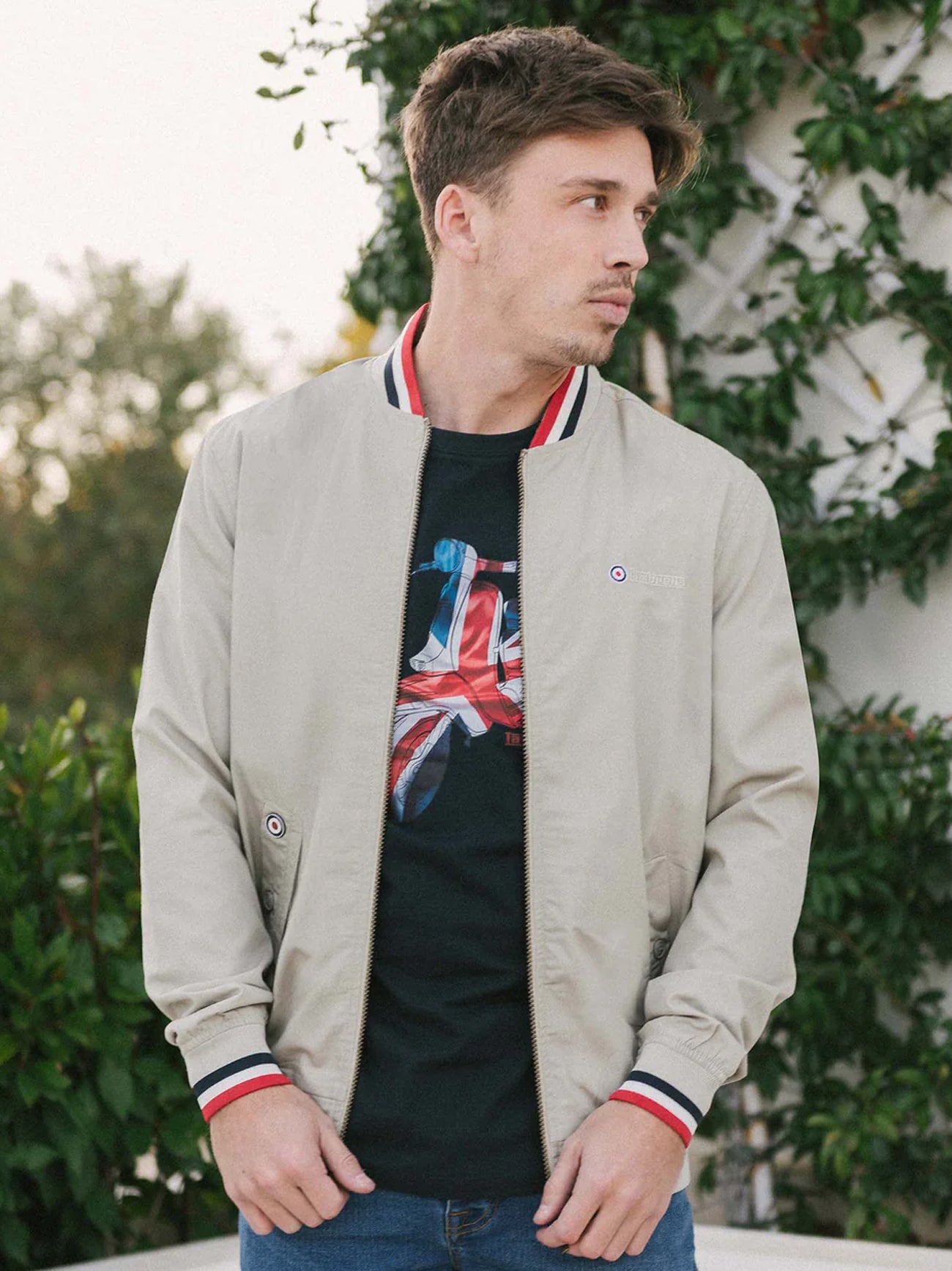 Mens Stone Triple Tipped Monkey Jacket