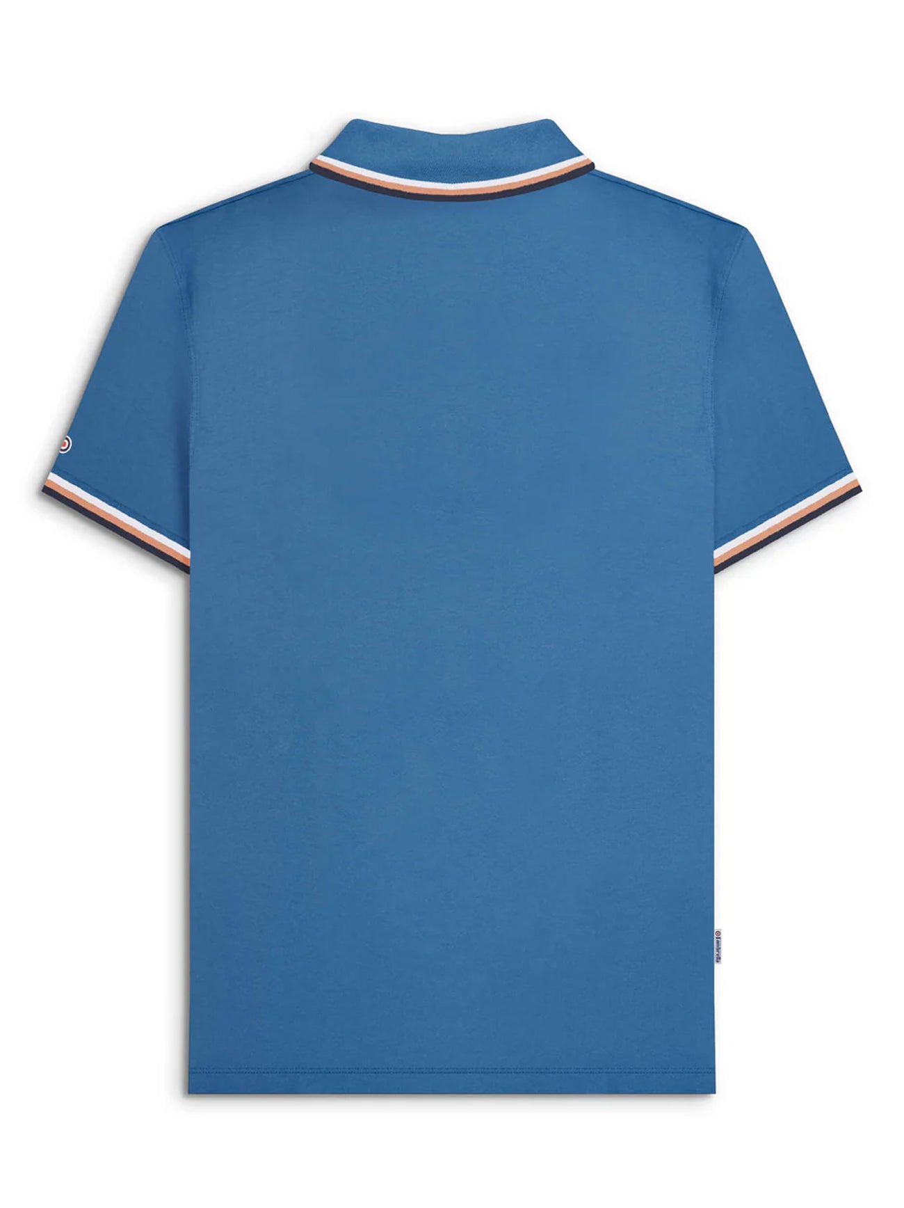 Mens Dark Blue Triple Tipped Polo Shirt