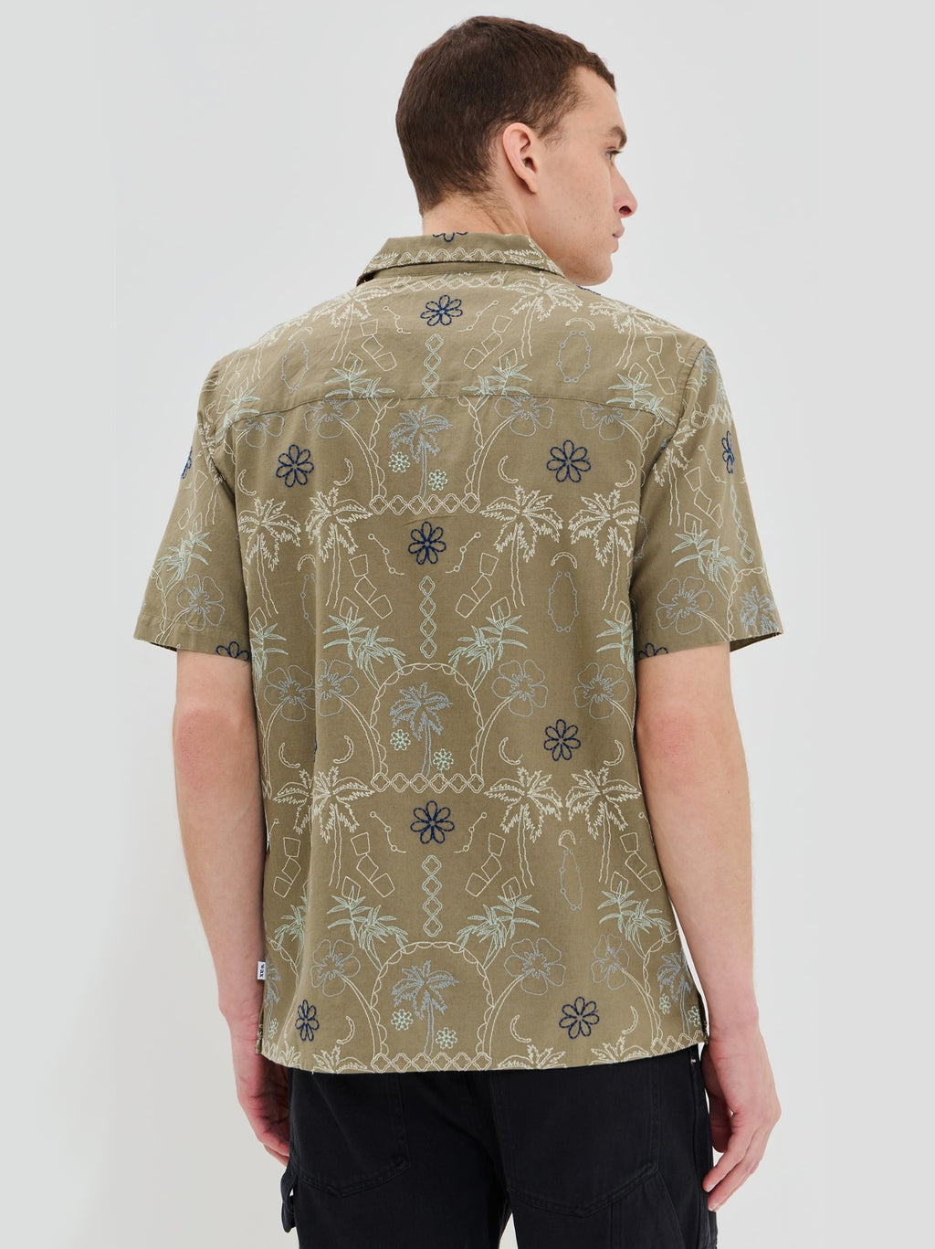 Mens Hawaiian Khaki Didcot Shirt