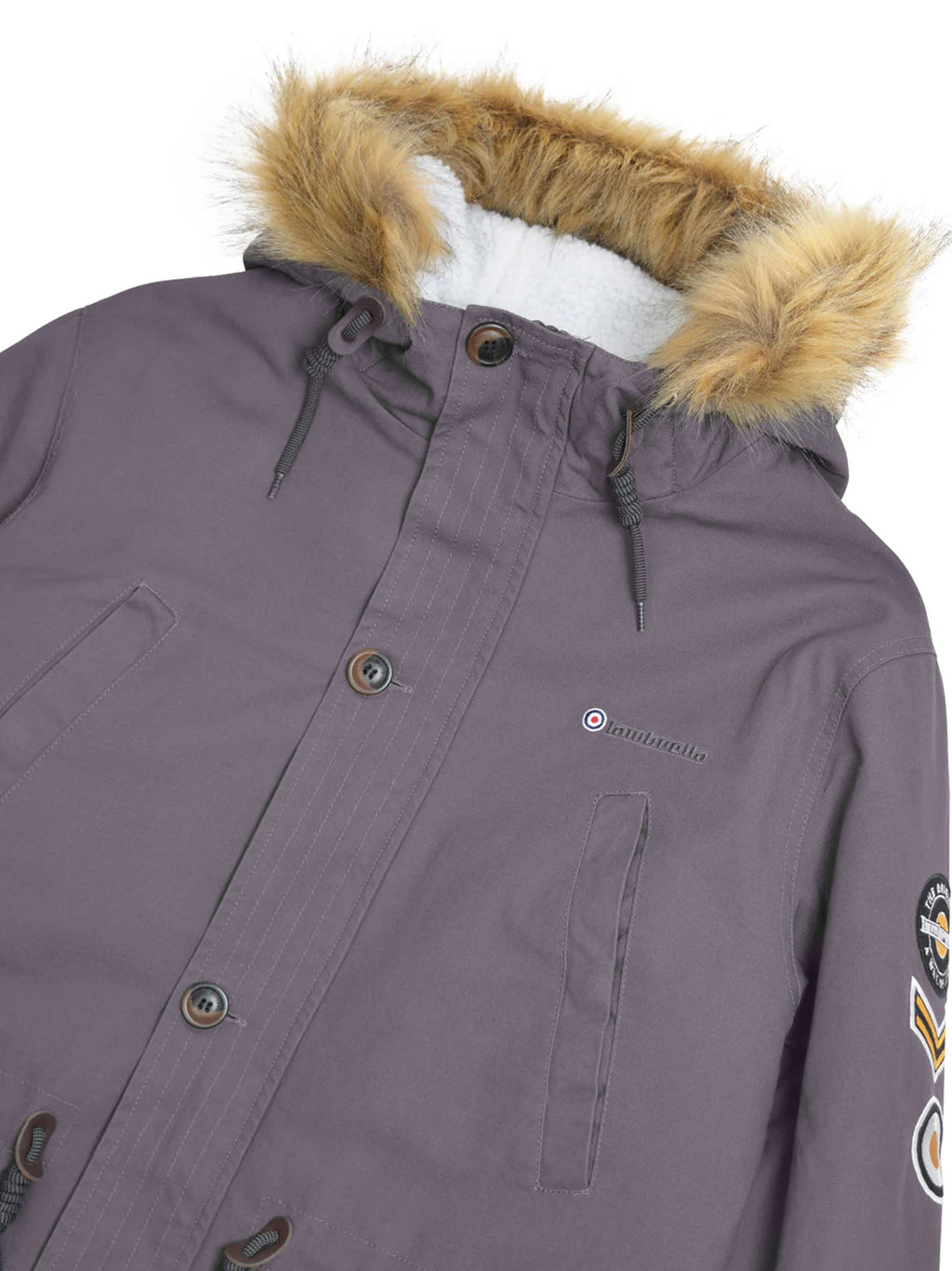 Mens Iron Sherpa Lined Parka Jacket