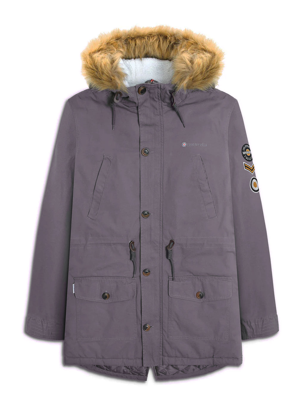 Mens Iron Sherpa Lined Parka Jacket
