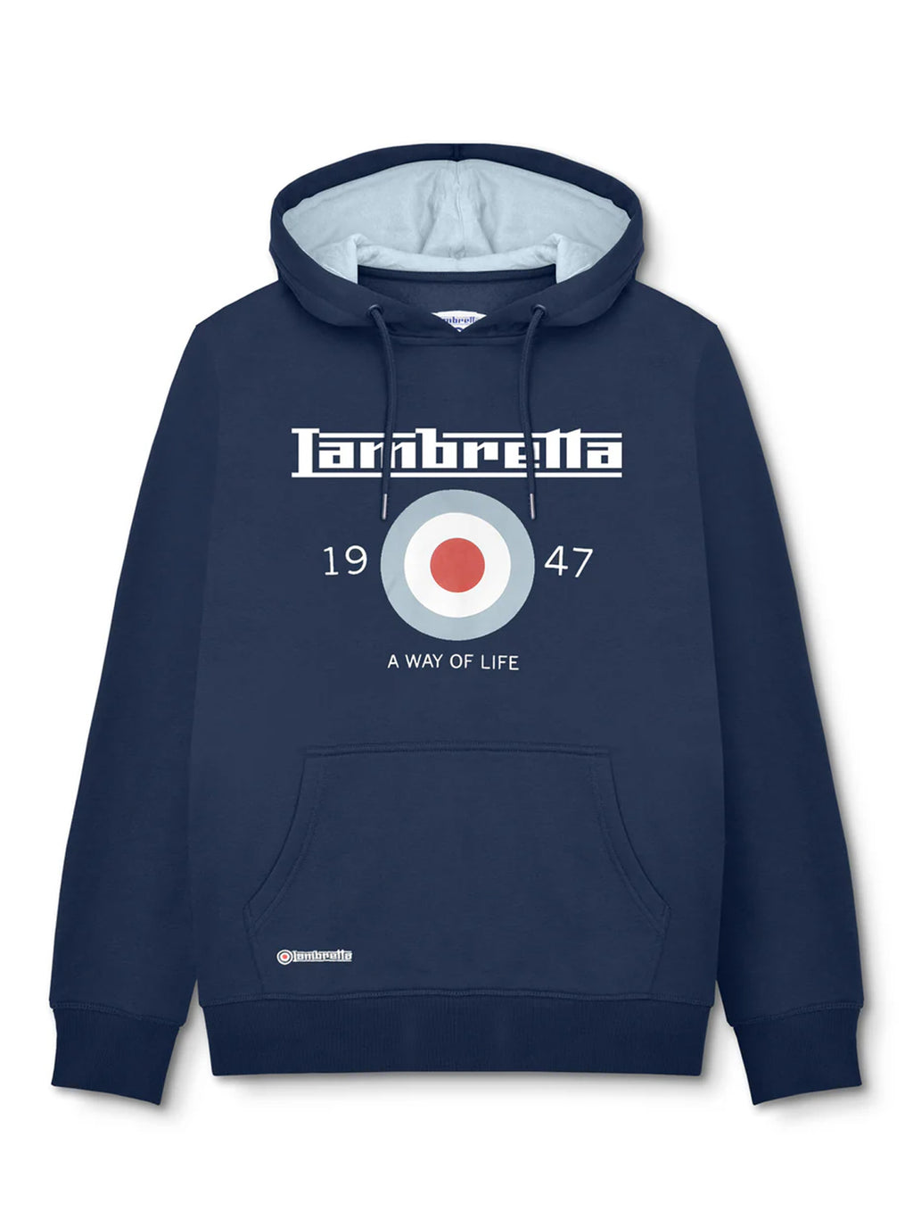 Mens Navy Target Hoodie