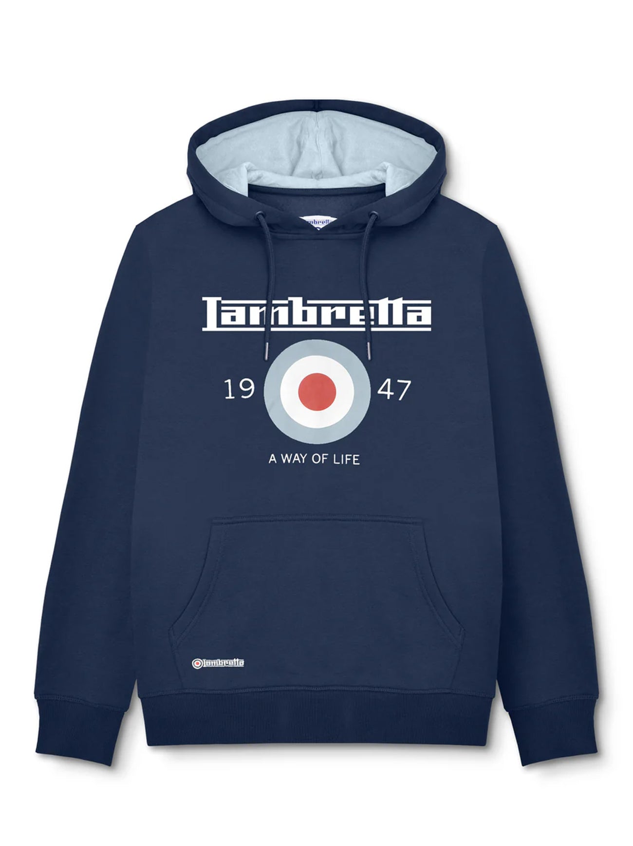 Mens Navy Target Hoodie