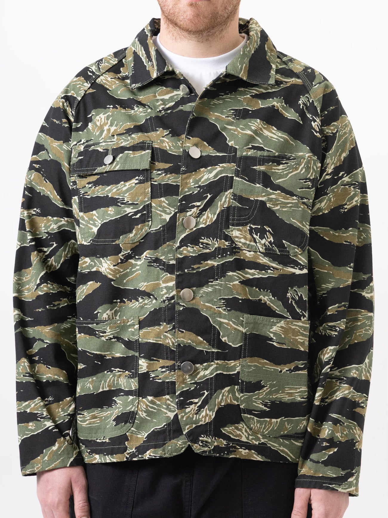 Mens Tigerstripe Patterned Coverall