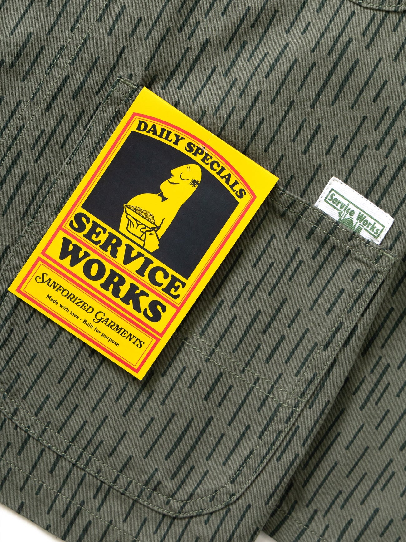 Mens Green Patterned Coverall