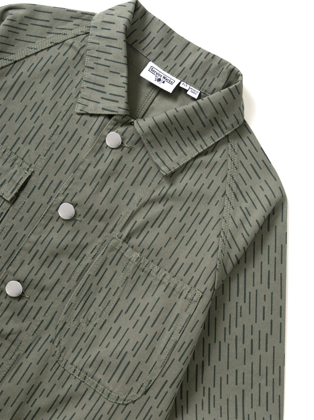 Mens Green Patterned Coverall