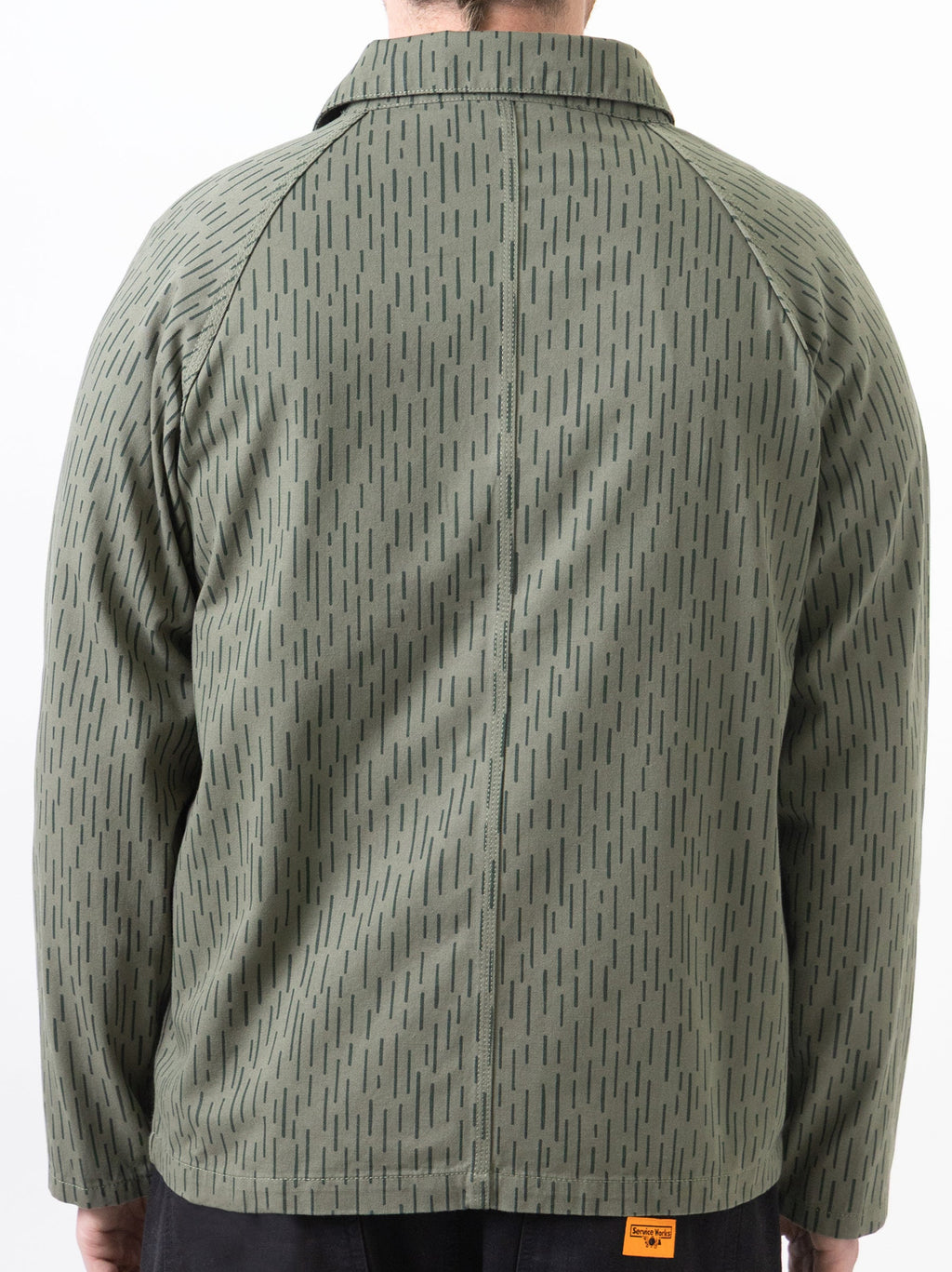 Mens Green Patterned Coverall