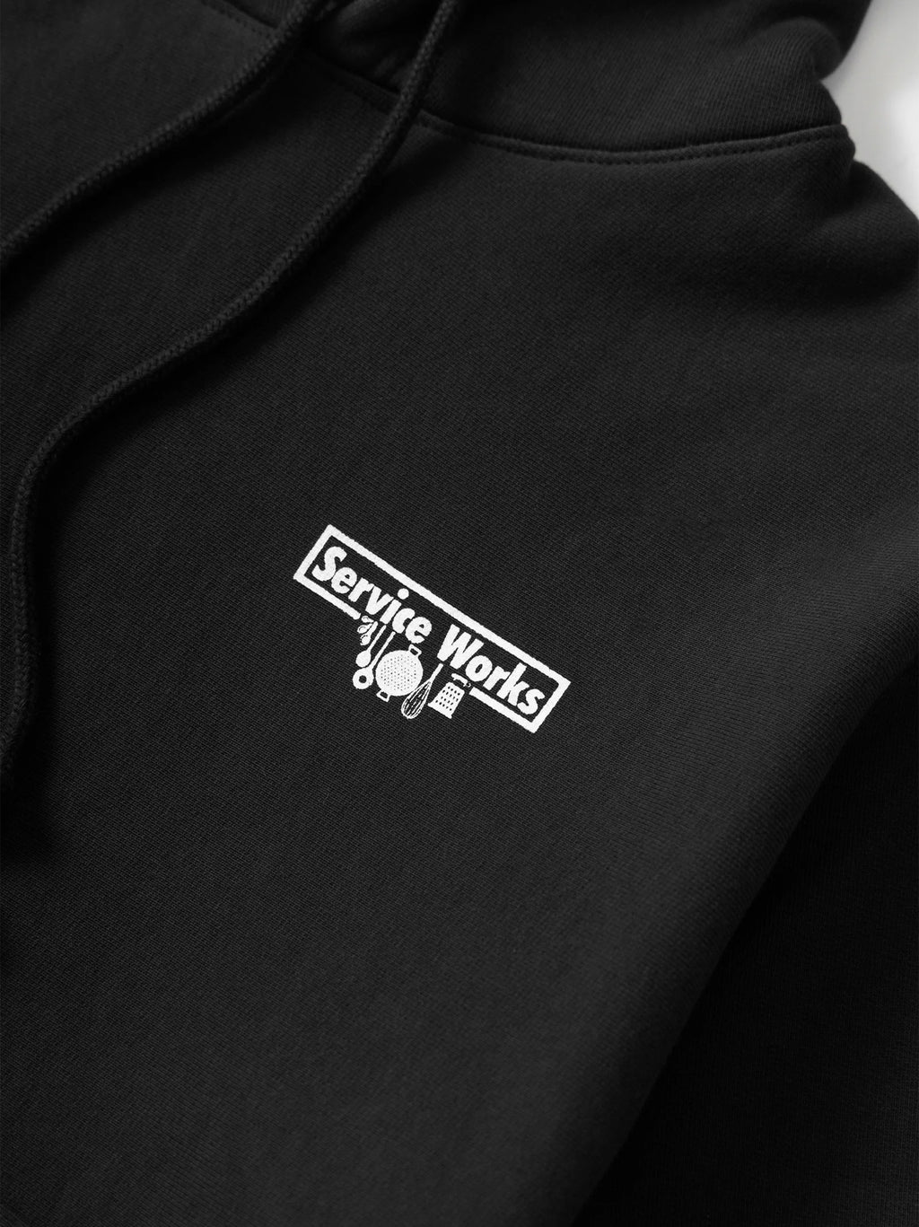 Mens Black Trademark Hoodie