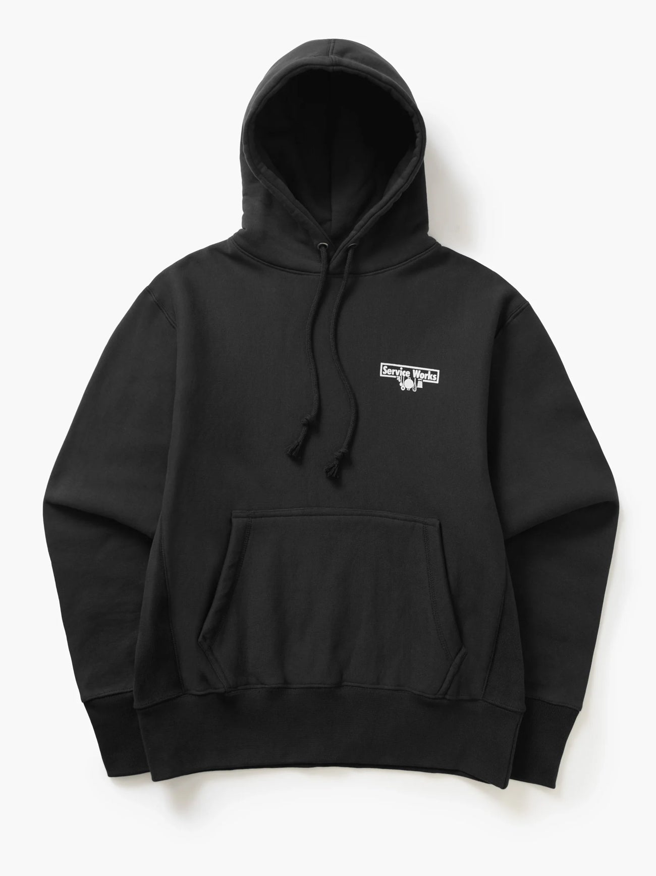 Mens Black Trademark Hoodie