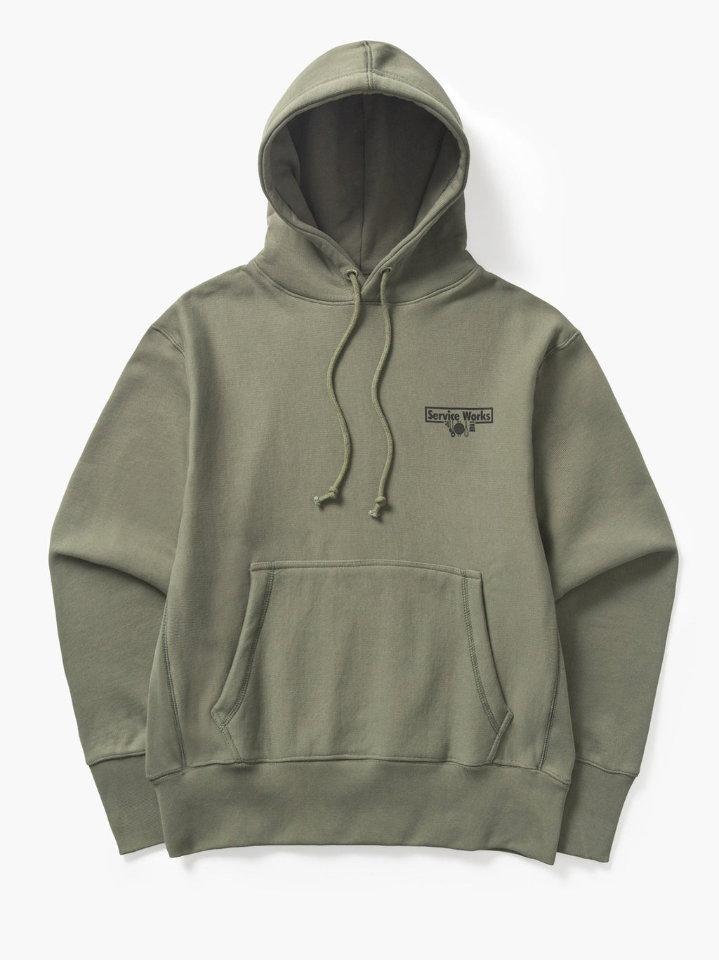 Mens Olive Trademark Hoodie
