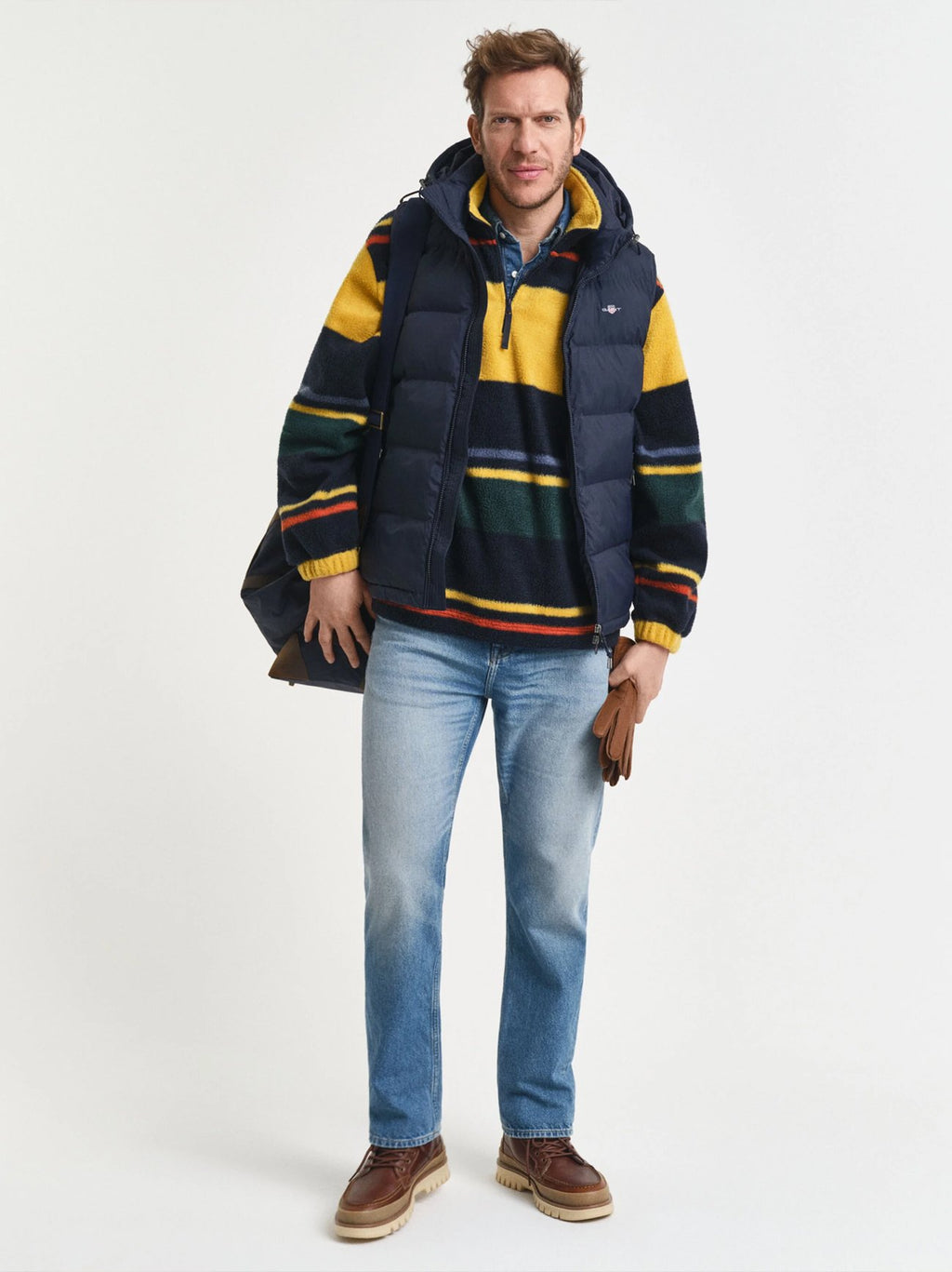 Mens Evening Blue Active Cloud Gilet