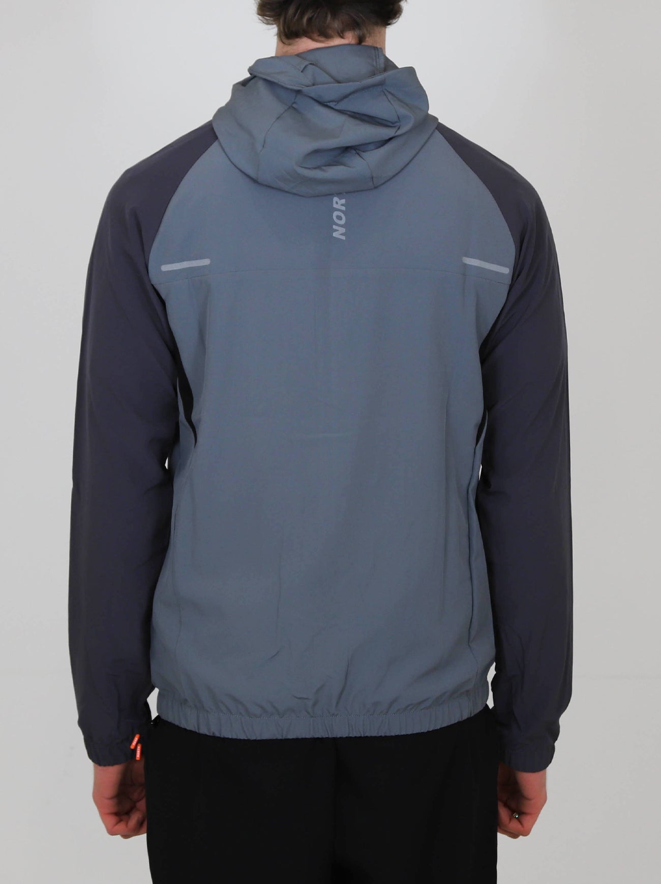 Mens Grey Charcoal Valley Track Jacket