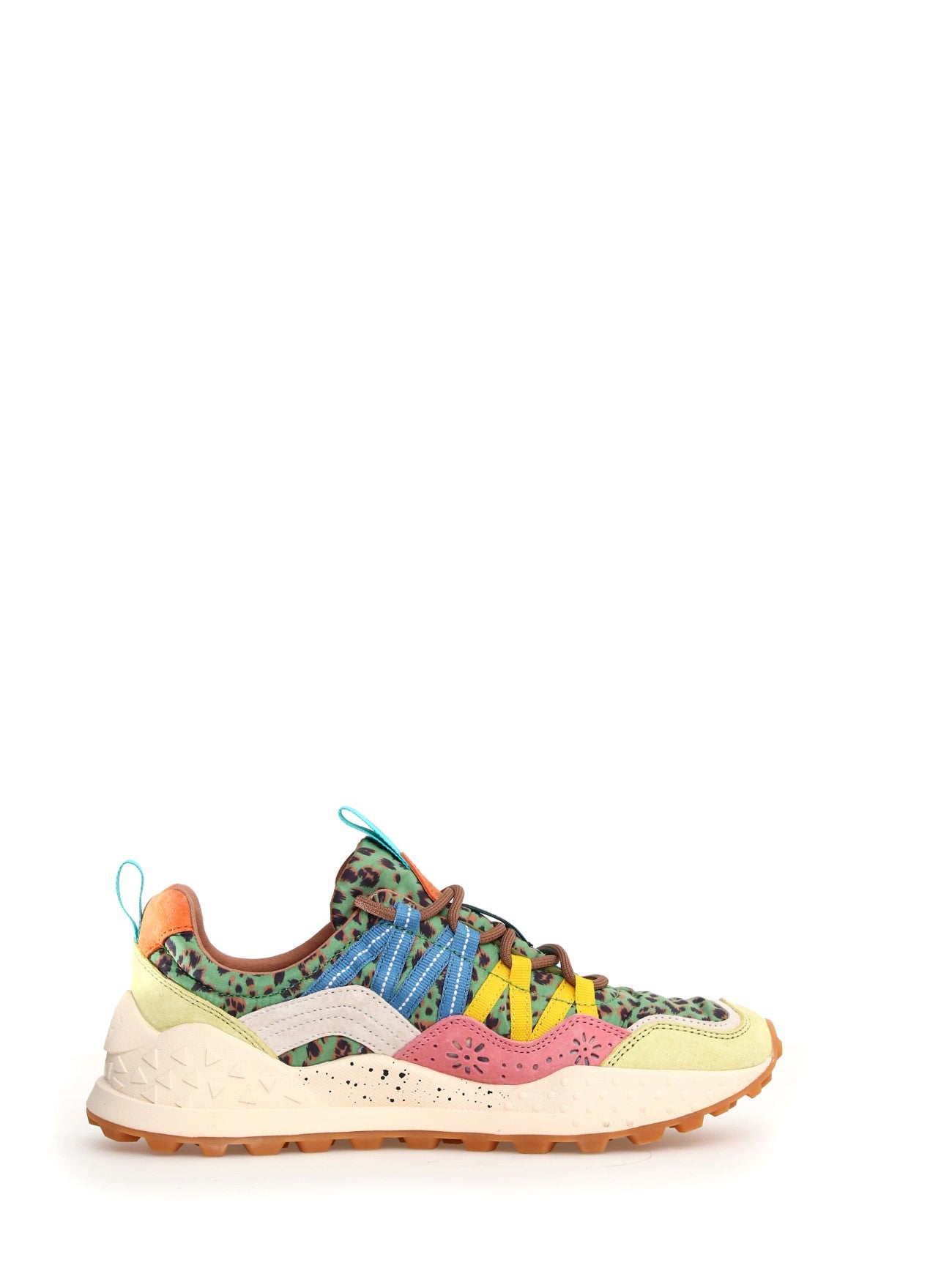 Womens Light Green Multi Washi Trainer