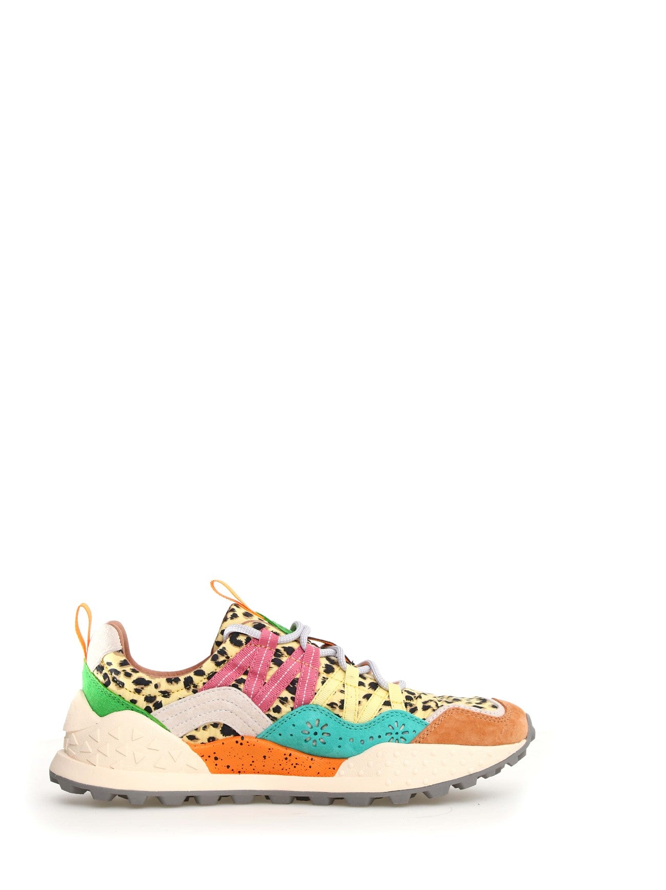 Womens Pink Multi Washi Trainer