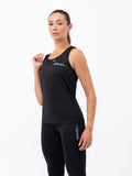 Womens Black Orion Vest Top
