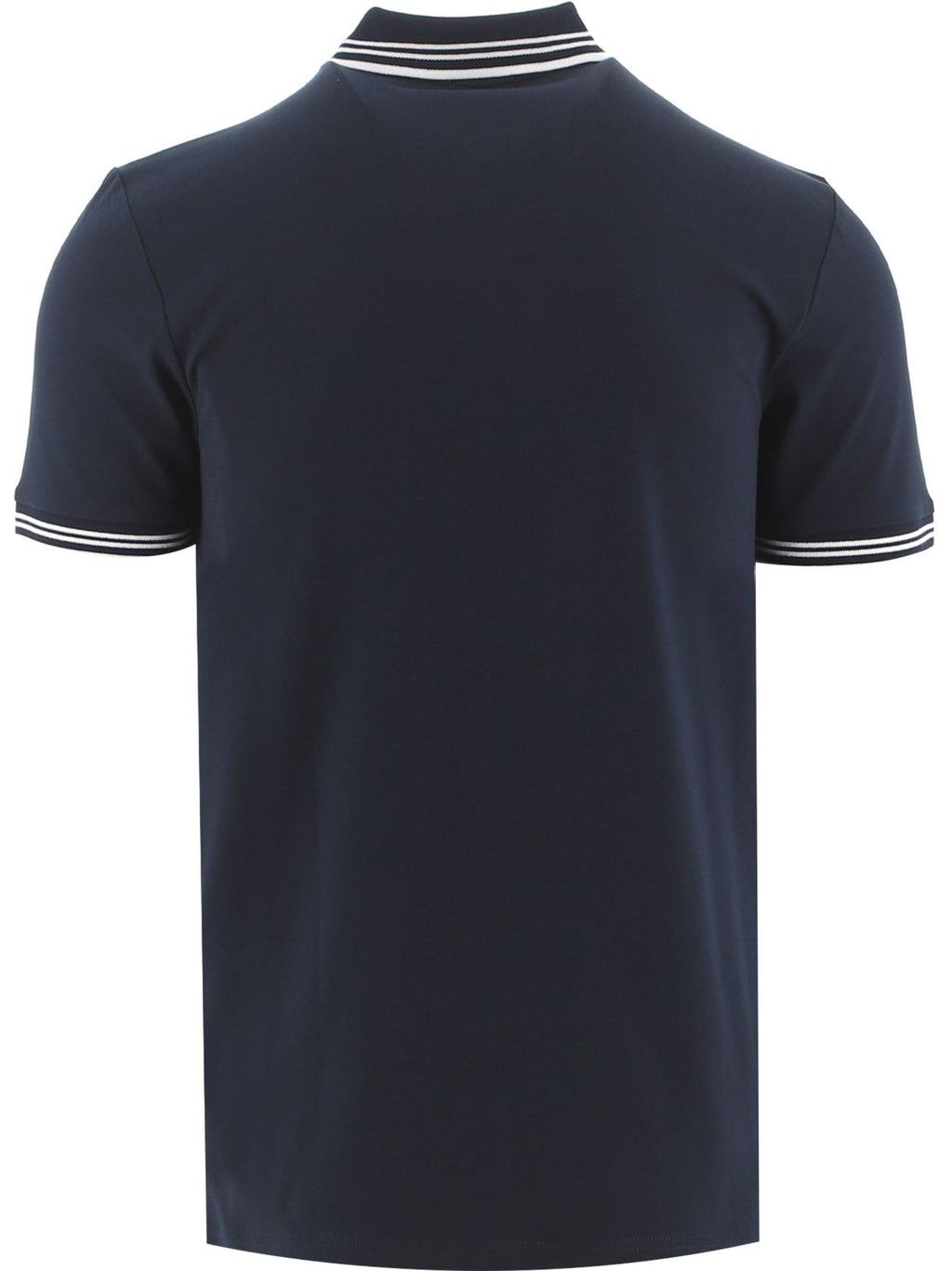 Mens Dark Blue Paul Curved Logo Golf Polo Shirt