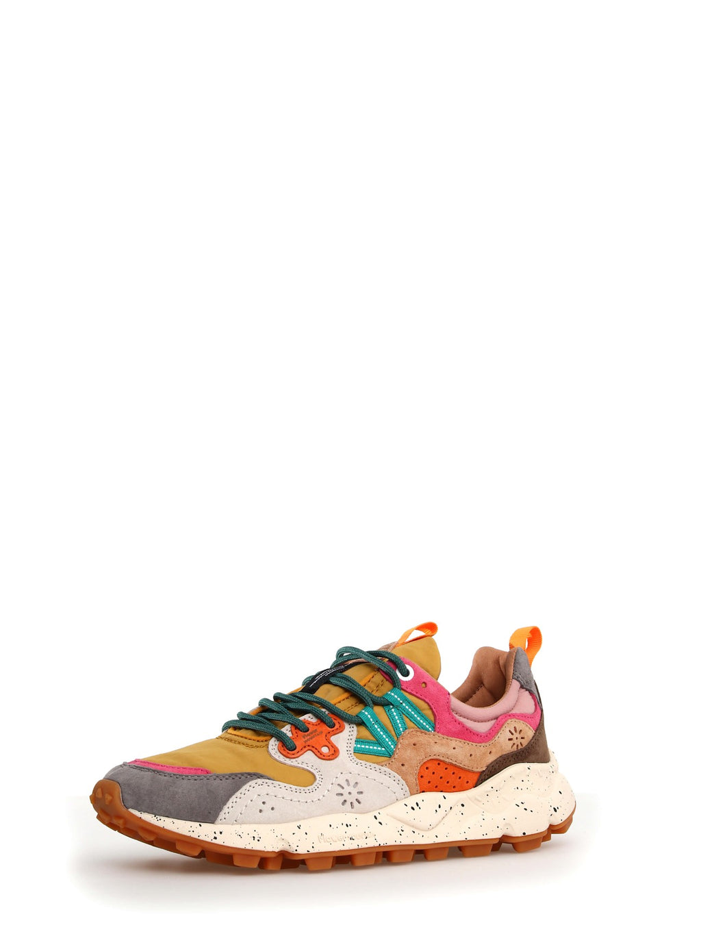 Unisex Grey Yellow Cream Yamano 3 Trainer