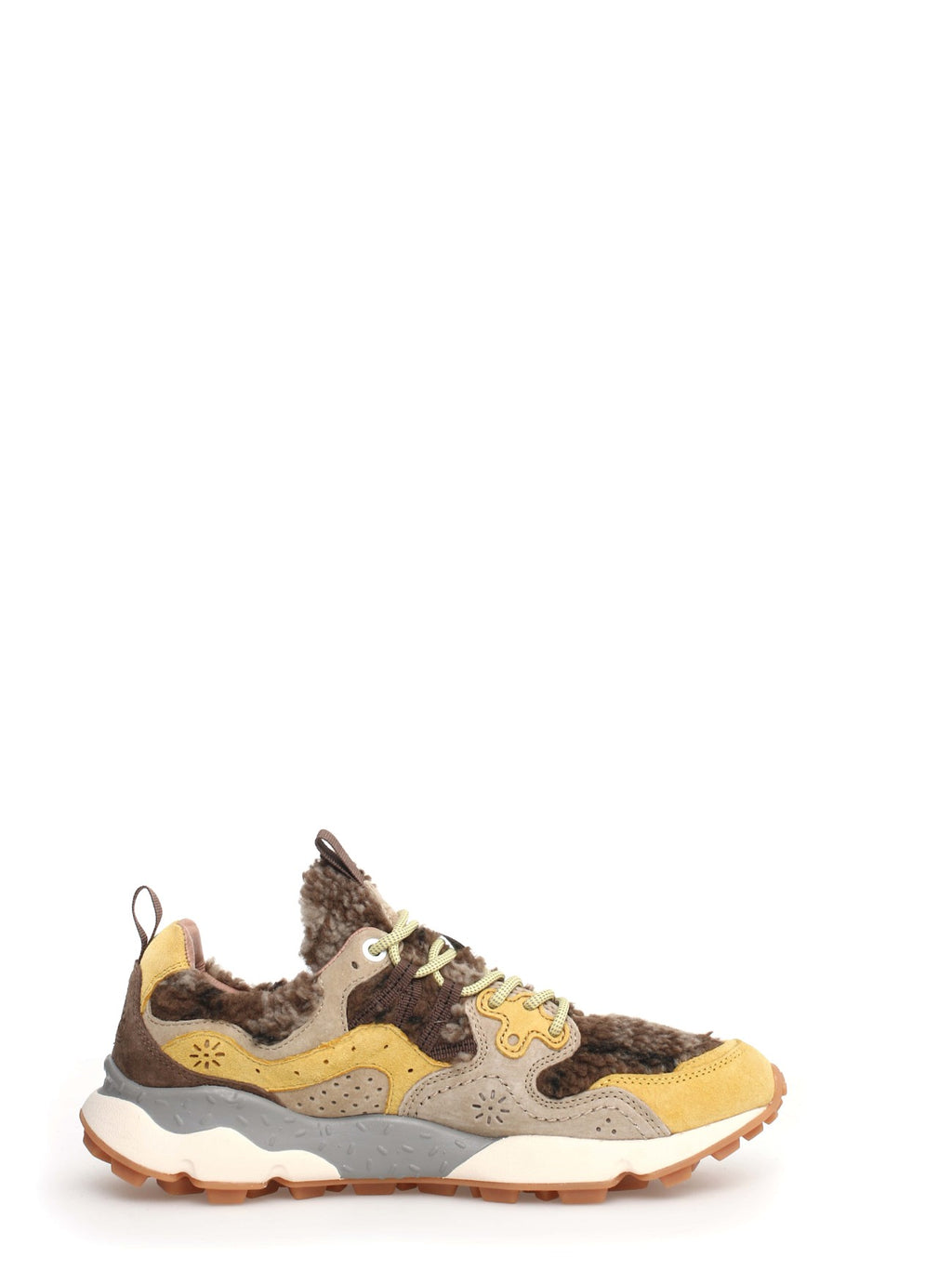 Unisex Yellow Beige Yamano 3 Trainer