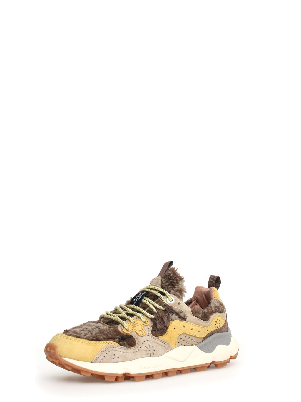 Unisex Yellow Beige Yamano 3 Trainer