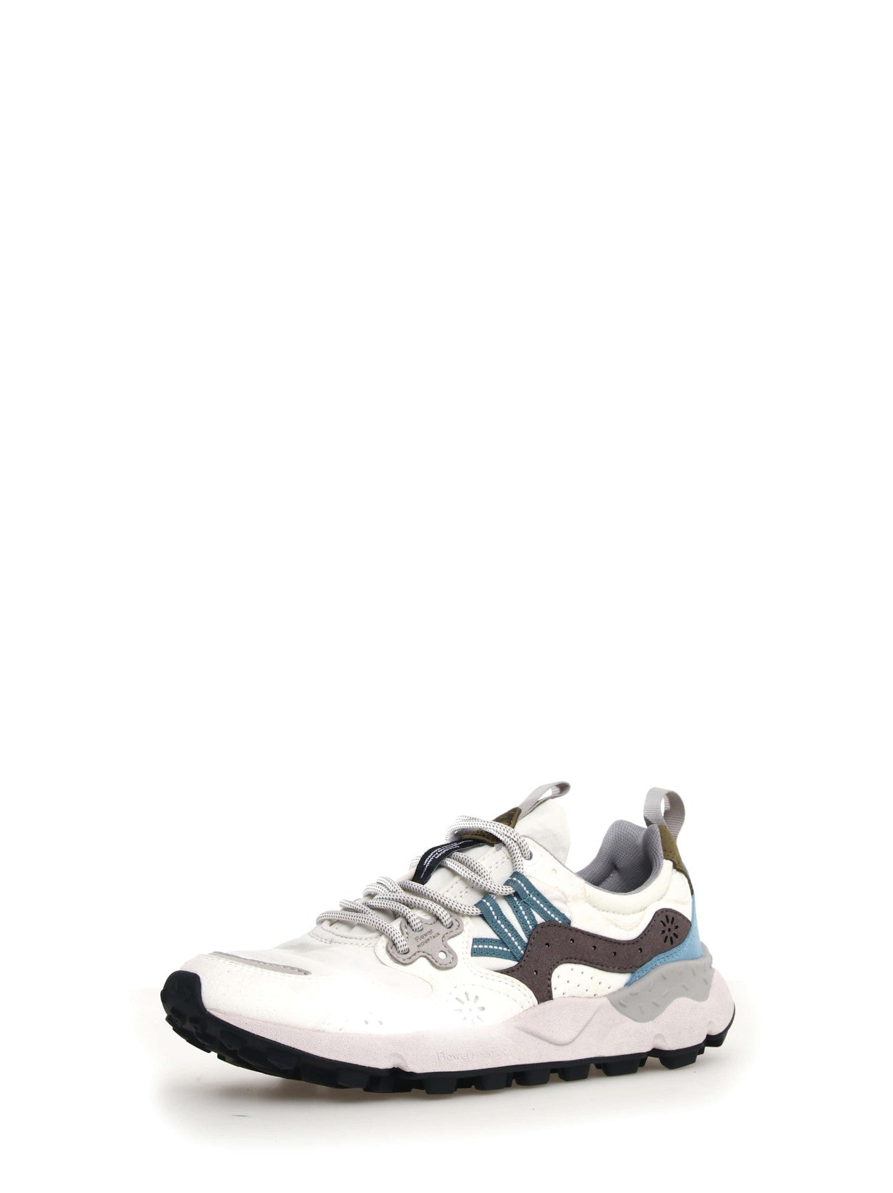 Unisex White Grey Yamano 3 Trainer