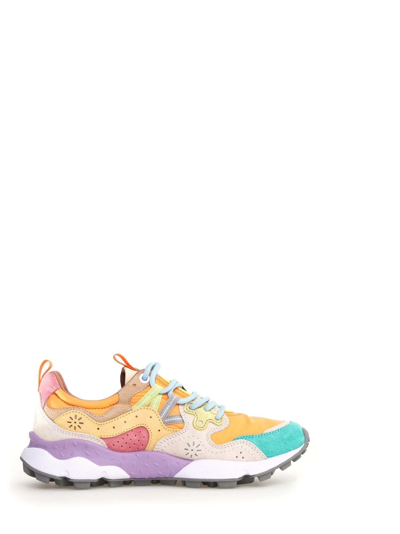 Womens Dark Green Salmon Yamano 3 Trainer