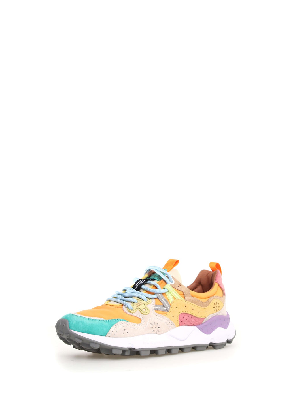 Womens Dark Green Salmon Yamano 3 Trainer