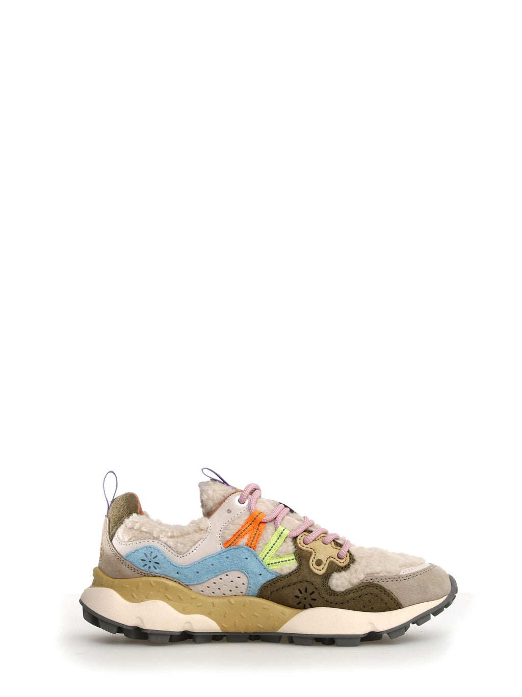 Womens Beige Military Celeste Yamano 3 Trainer