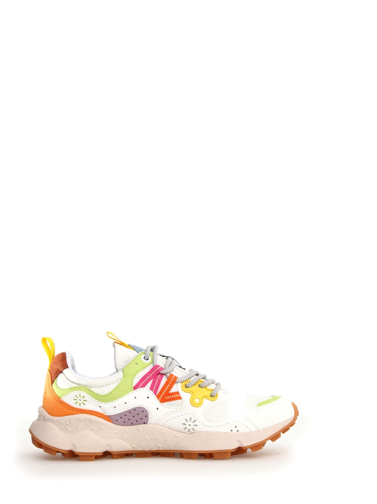 Womens White Multi Yamano 3 Trainer