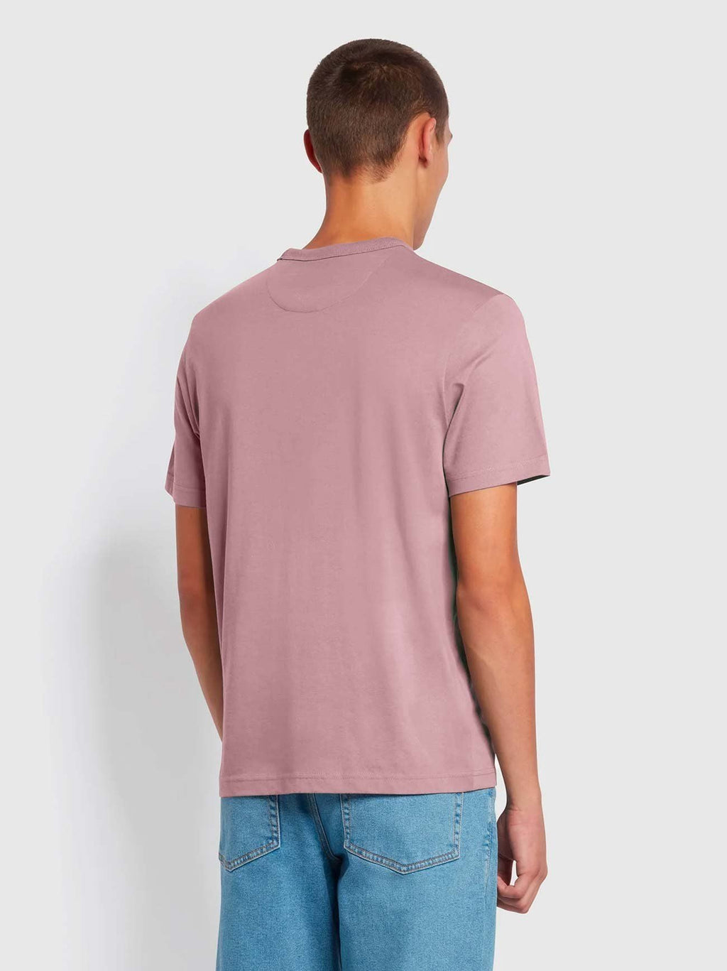 Mens Dark Pink Danny T-Shirt