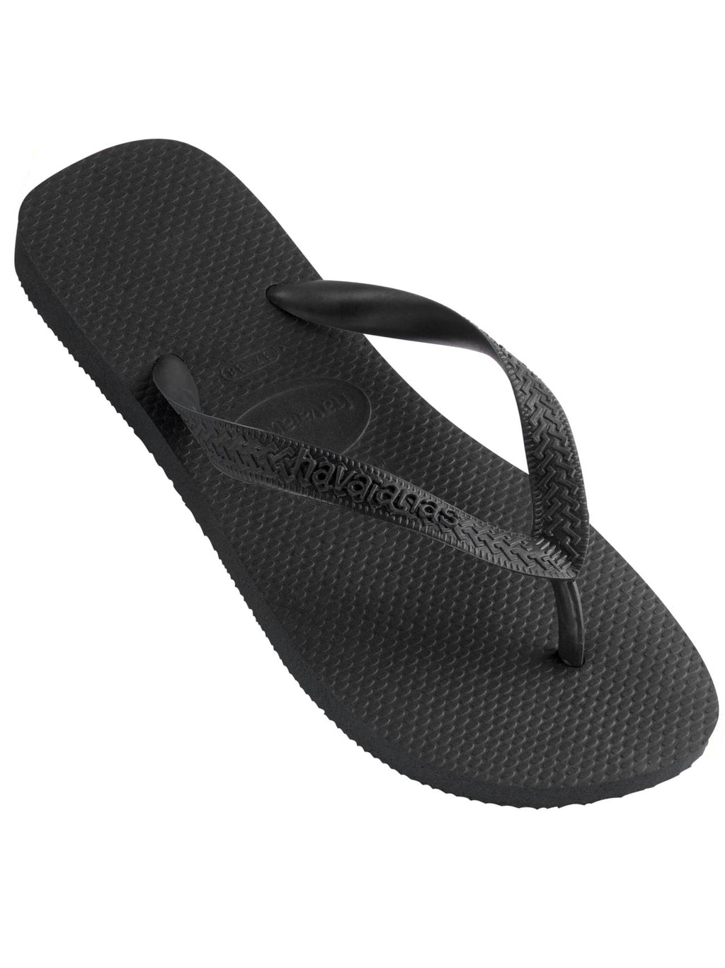 Unisex Black Top Flip Flop